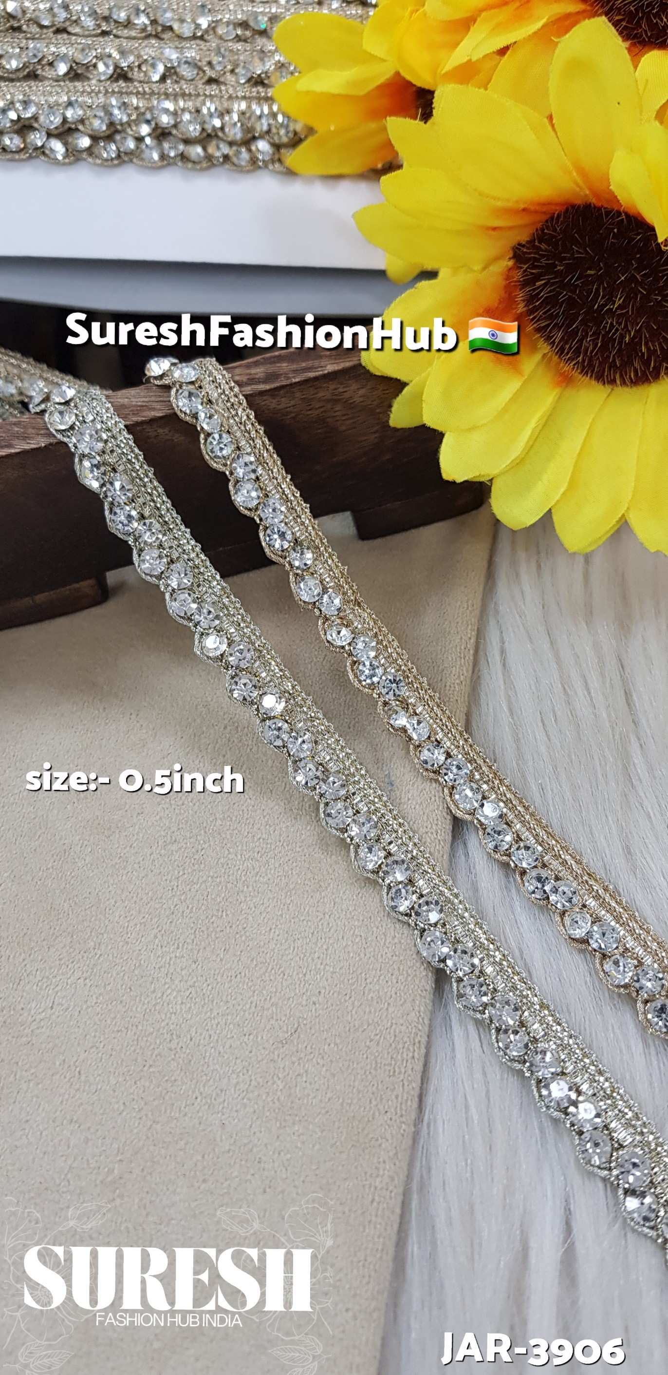 Silver Shine Diamond Lace