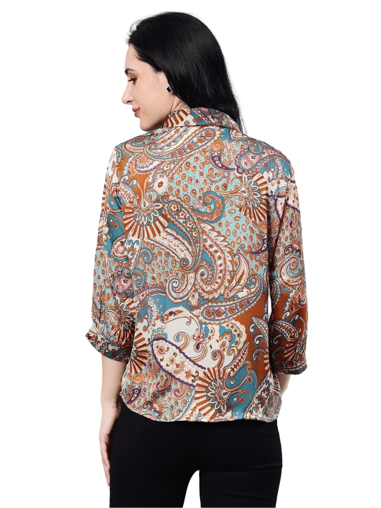 Albion By Cnm Women Print Top