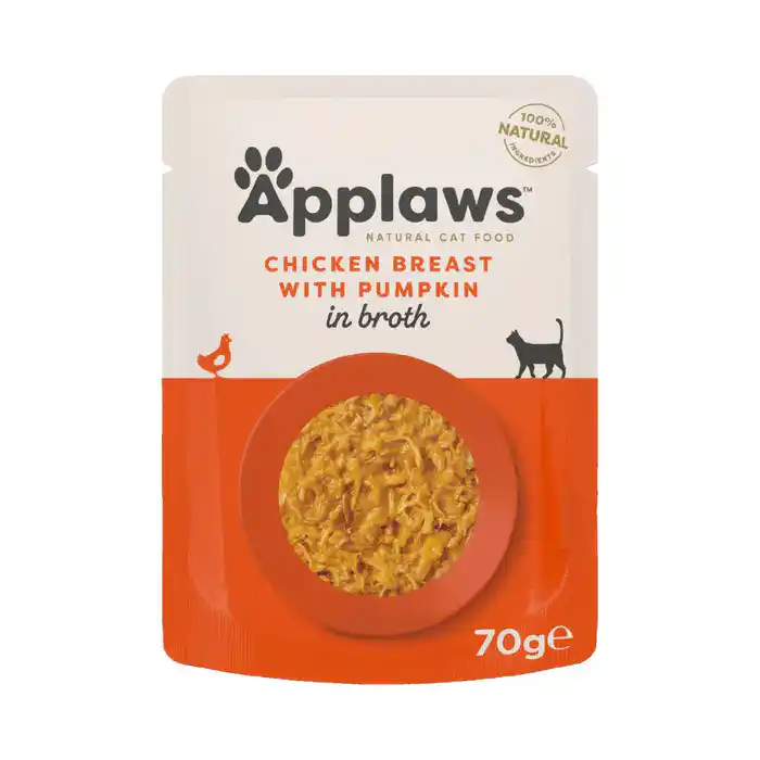 Applaws Cat Wet Food Chicken Breast with Pumpkin in Broth 70g