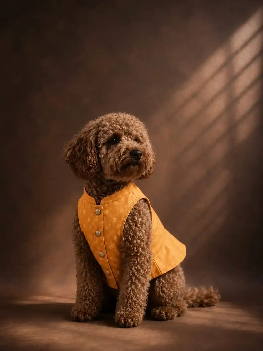 Pawsh Pet Yellow Silk Sherwani for Dogs