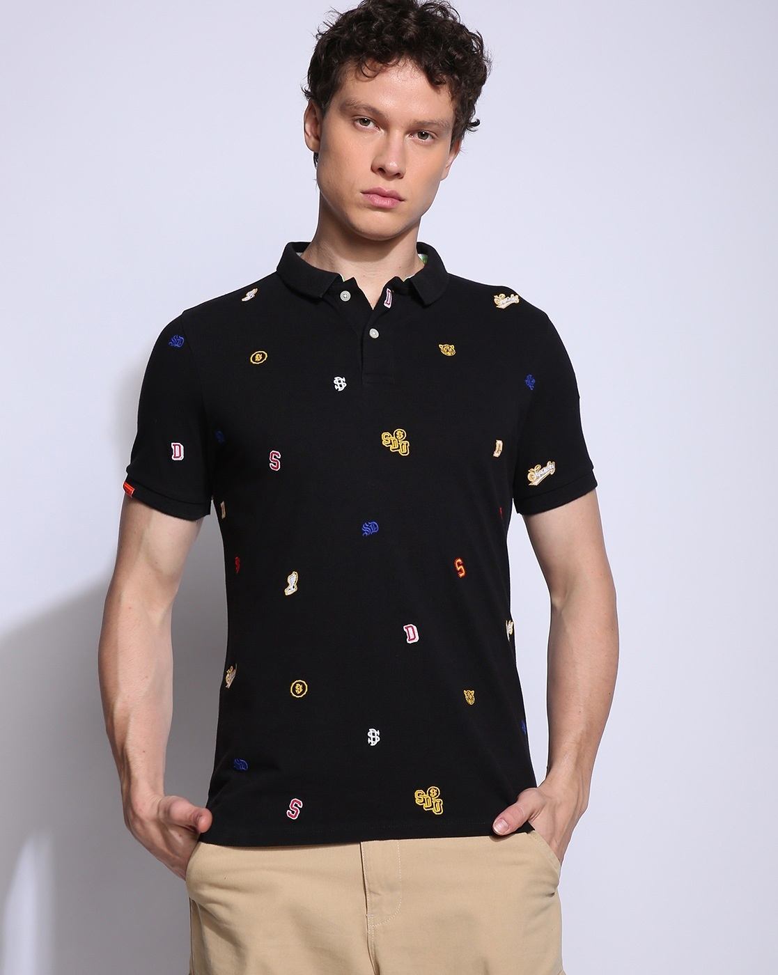CLASSIC AOP PIQUE S/S POLO