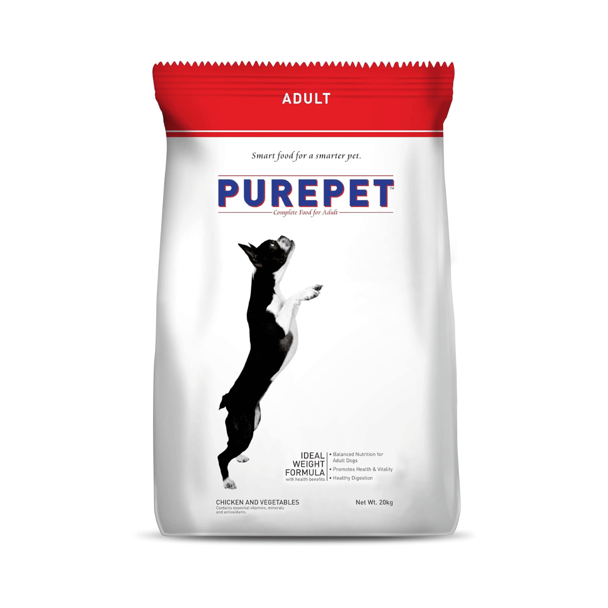 Purepet Chicken & Veg Adult Dry Dog Food - 20 Kg
