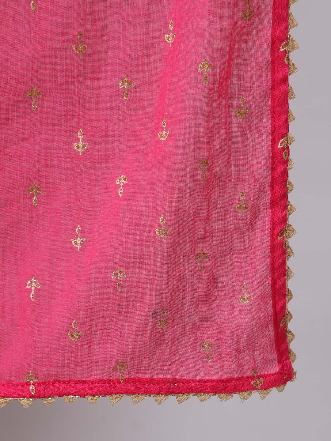 Embroidered Kurta Bottom Dupatta Set
