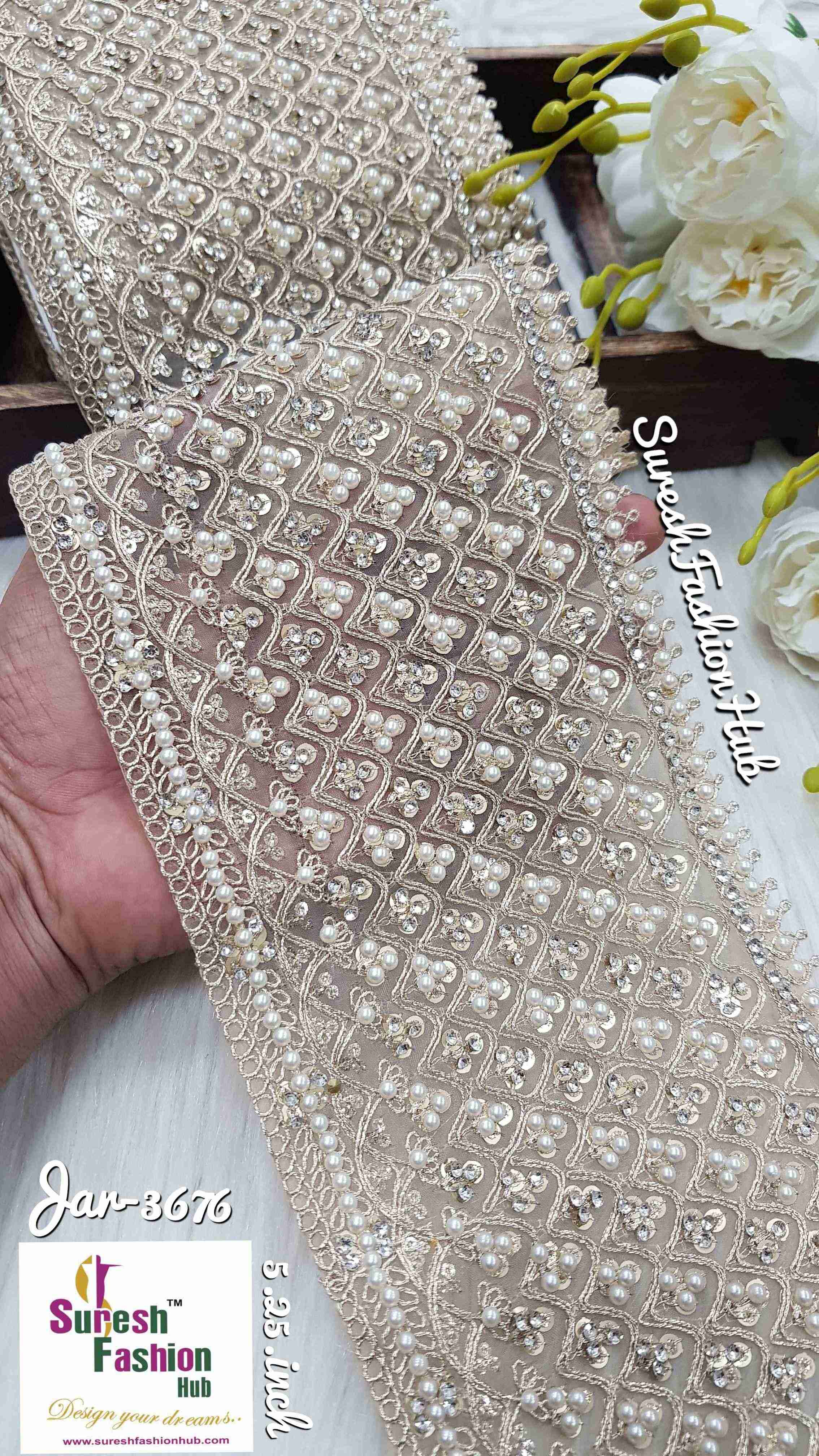 Pearl Celestial Elegance Glamour Lace