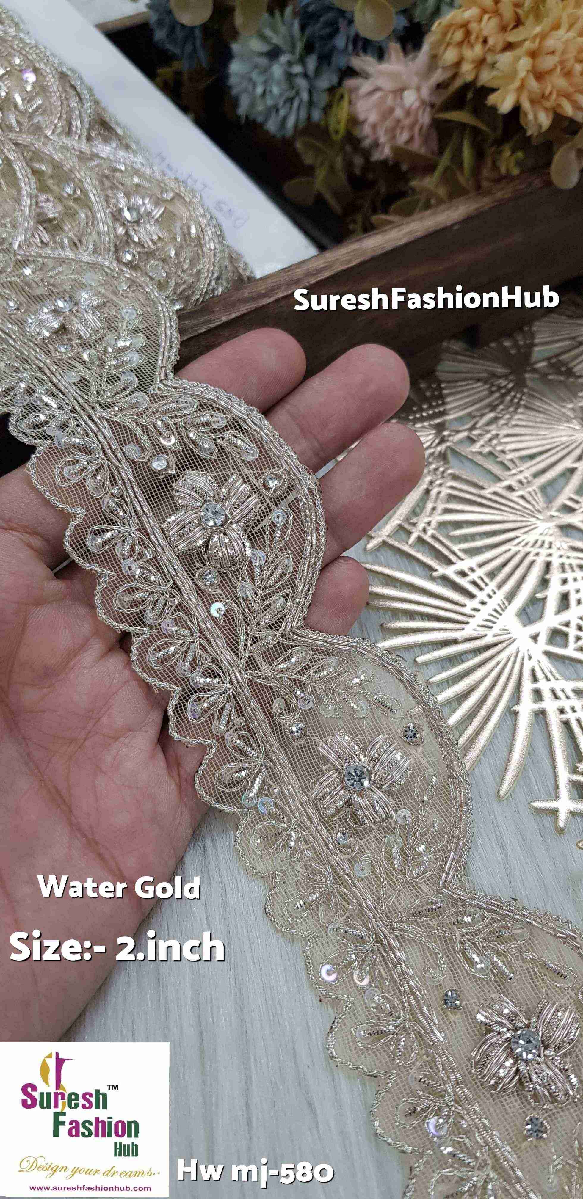 Water Gold Handmade Lace