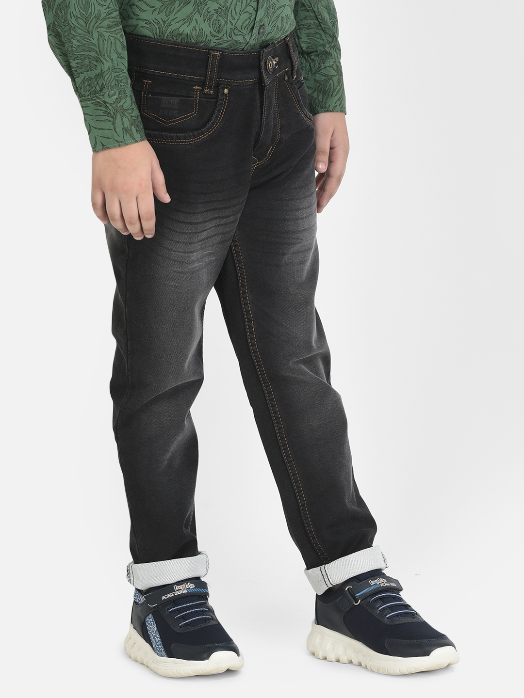 Crimsoune Club Boy Heavy Fade Grey Jeans 