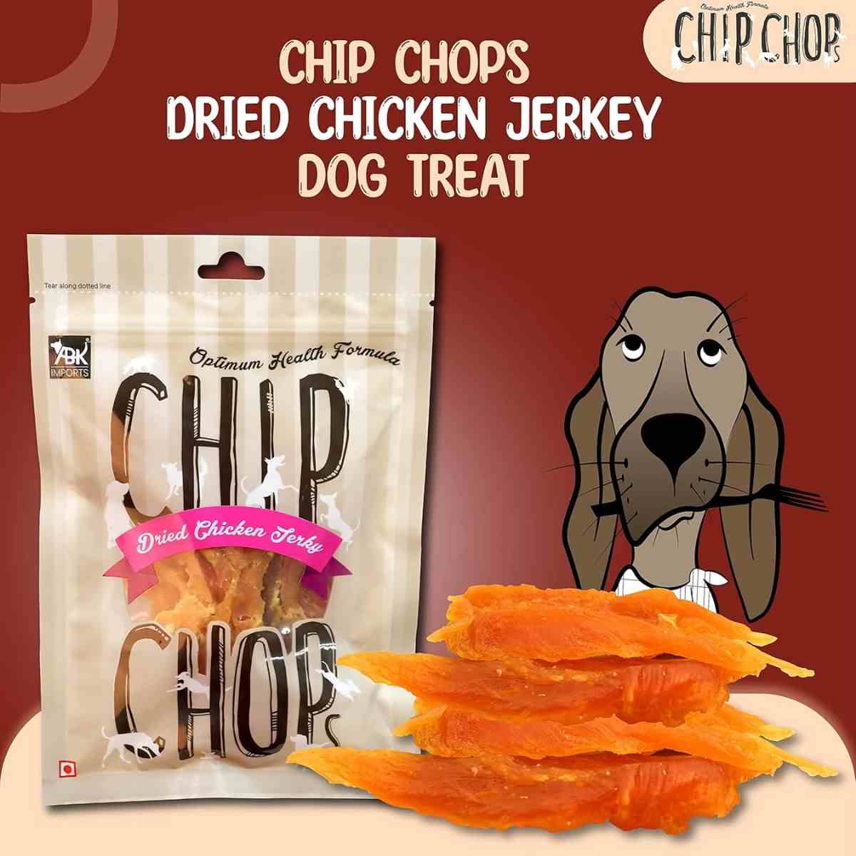 Chip Chops Sun Dried Chicken Jerky Dog Treat