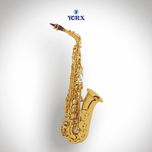 YORX HAS-950 Student Alto Saxophone, Brass Body with Gold Lacquer Finish 5
