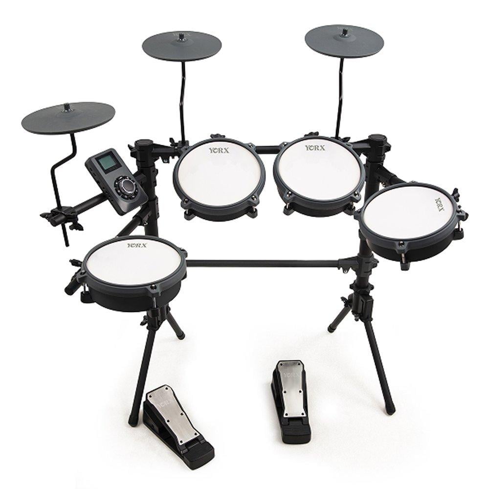 YORX EF1 V1.0 Professional Electronic Drum Kit for Quiet Practice and Recording