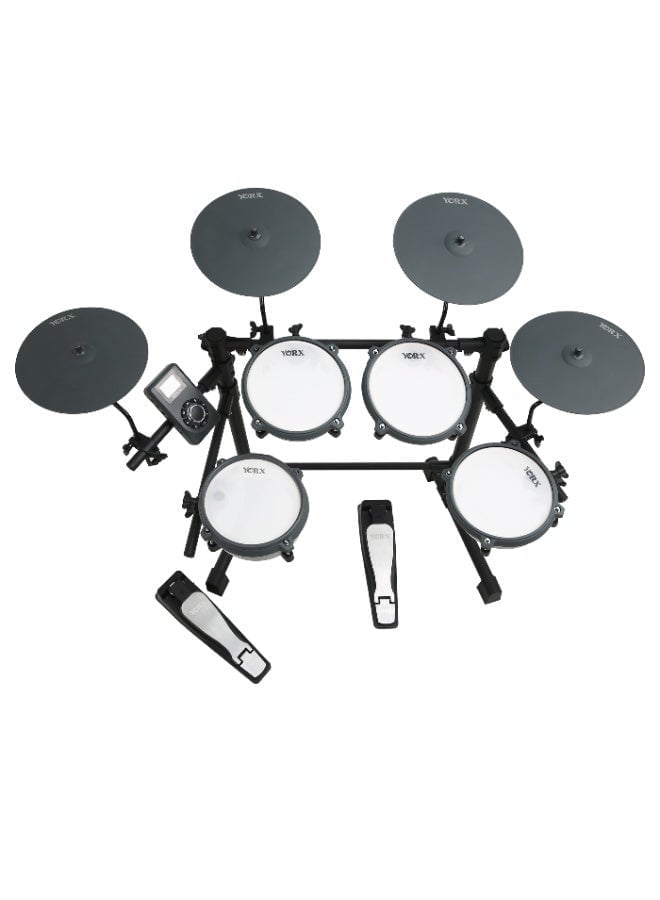 YORX EF2 V1.0 Professional Electronic Drum Kit with Bluetooth and USB-C MIDI 4