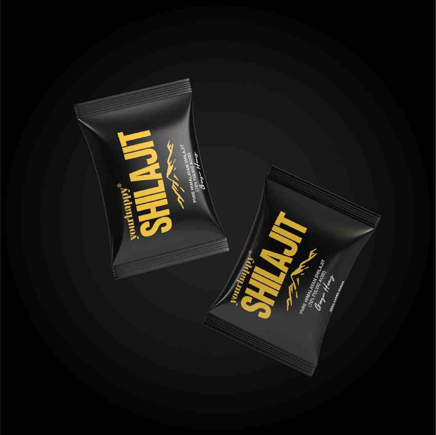 YourHappyLife | Pure Himalayan Shilajit Gummies | Pack of 1 | 60 Gummies