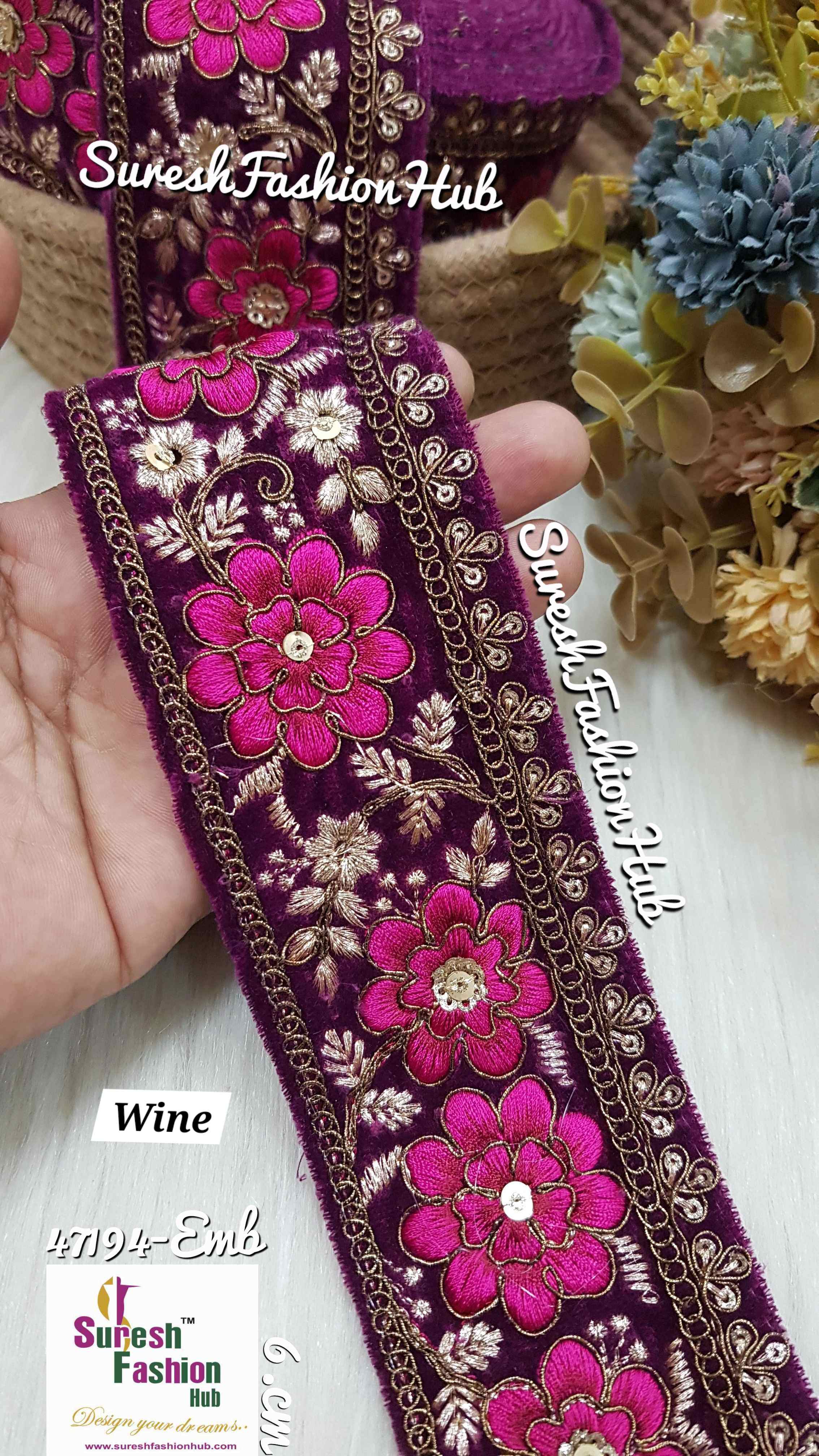 Certainly! Here are some ALT text suggestions that incorporate a variety of keywords to help improve your visibility on Google:  1. "Navratri Banarasi Laces - Traditional Indian Festive Laces" 2. "Golden Silver Banarasi Lace - Elegant Metallic Trims for Garments" 3. "Cutwork Banarasi Laces - Intricate Openwork Designs"