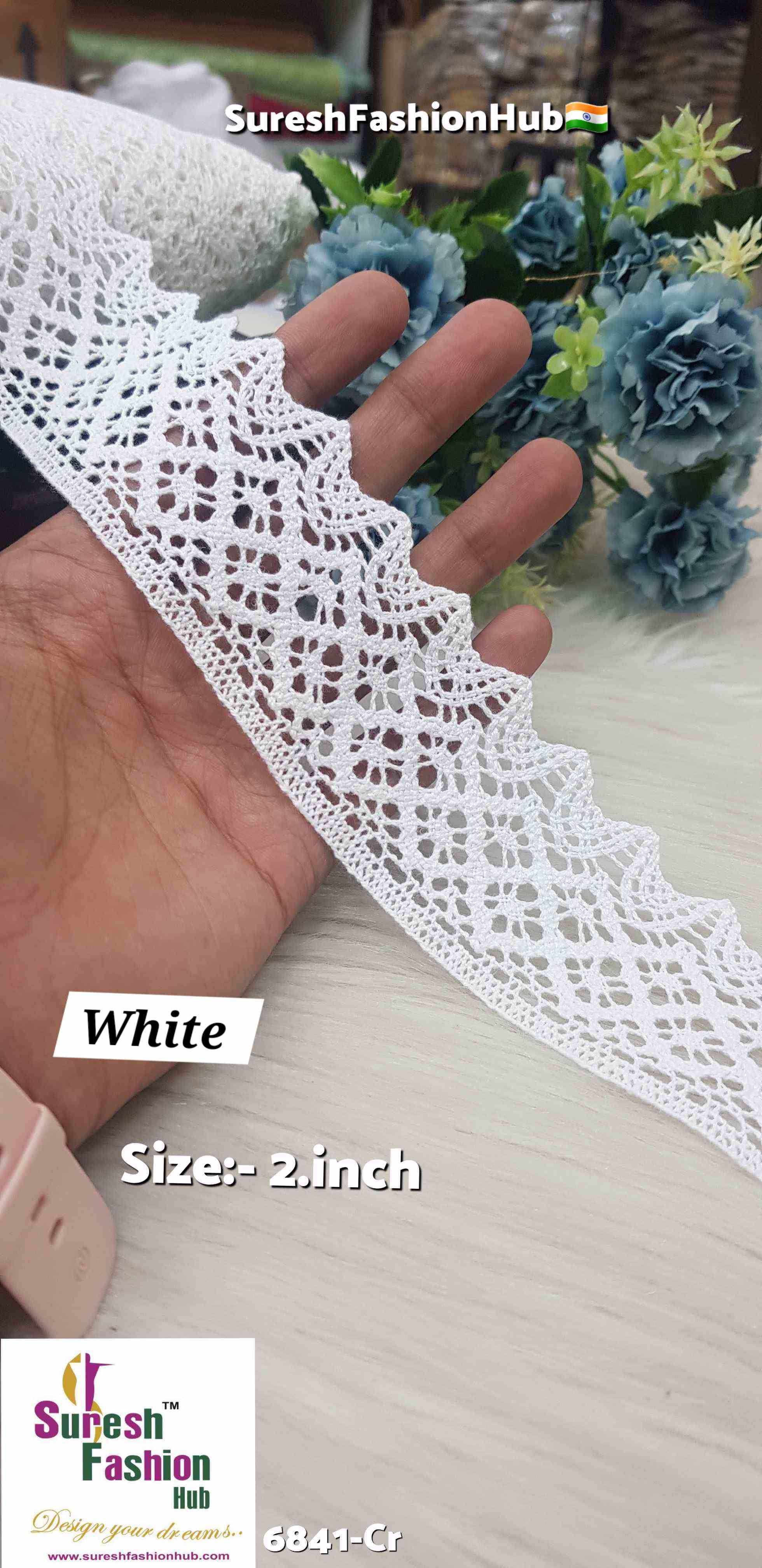 Ethereal White Crosio Lace