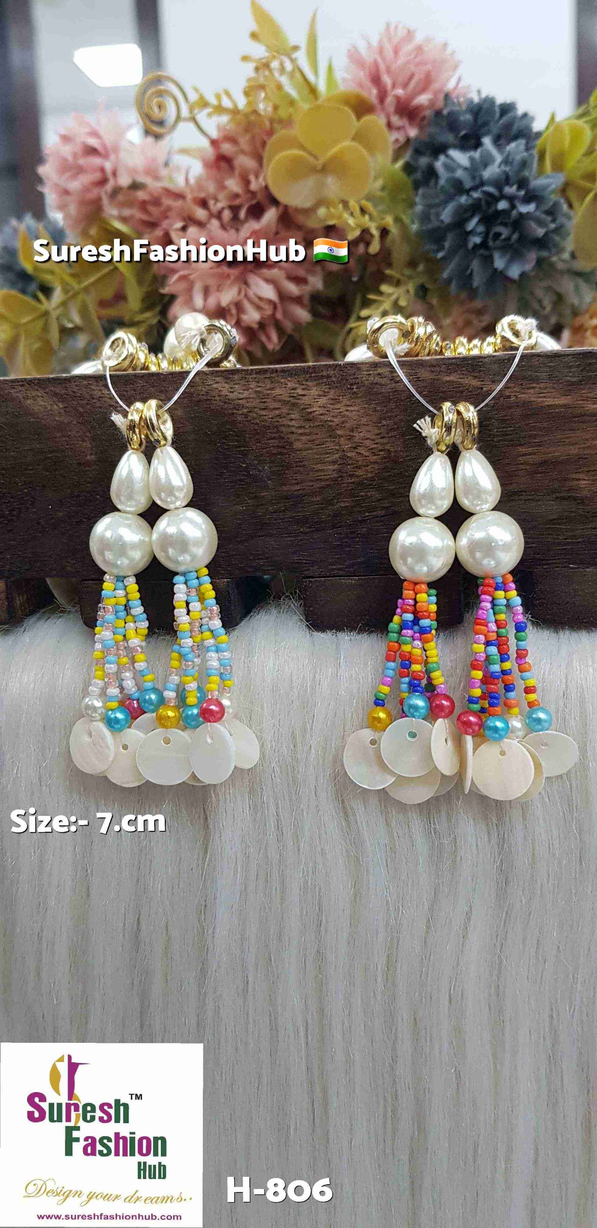 Dark Pearl Bead Tassel Hanging