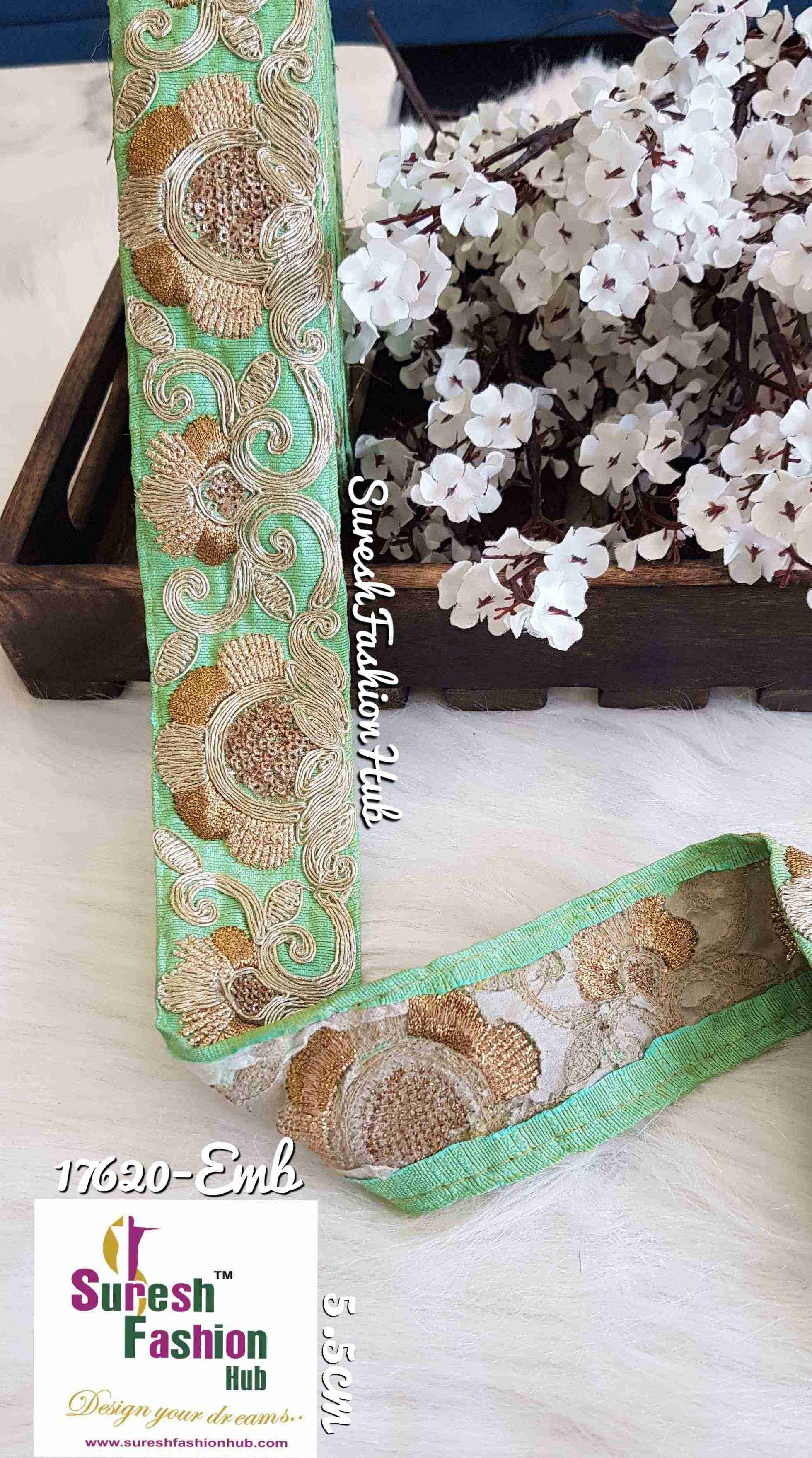 Sage Green Magnolia Designer Trim