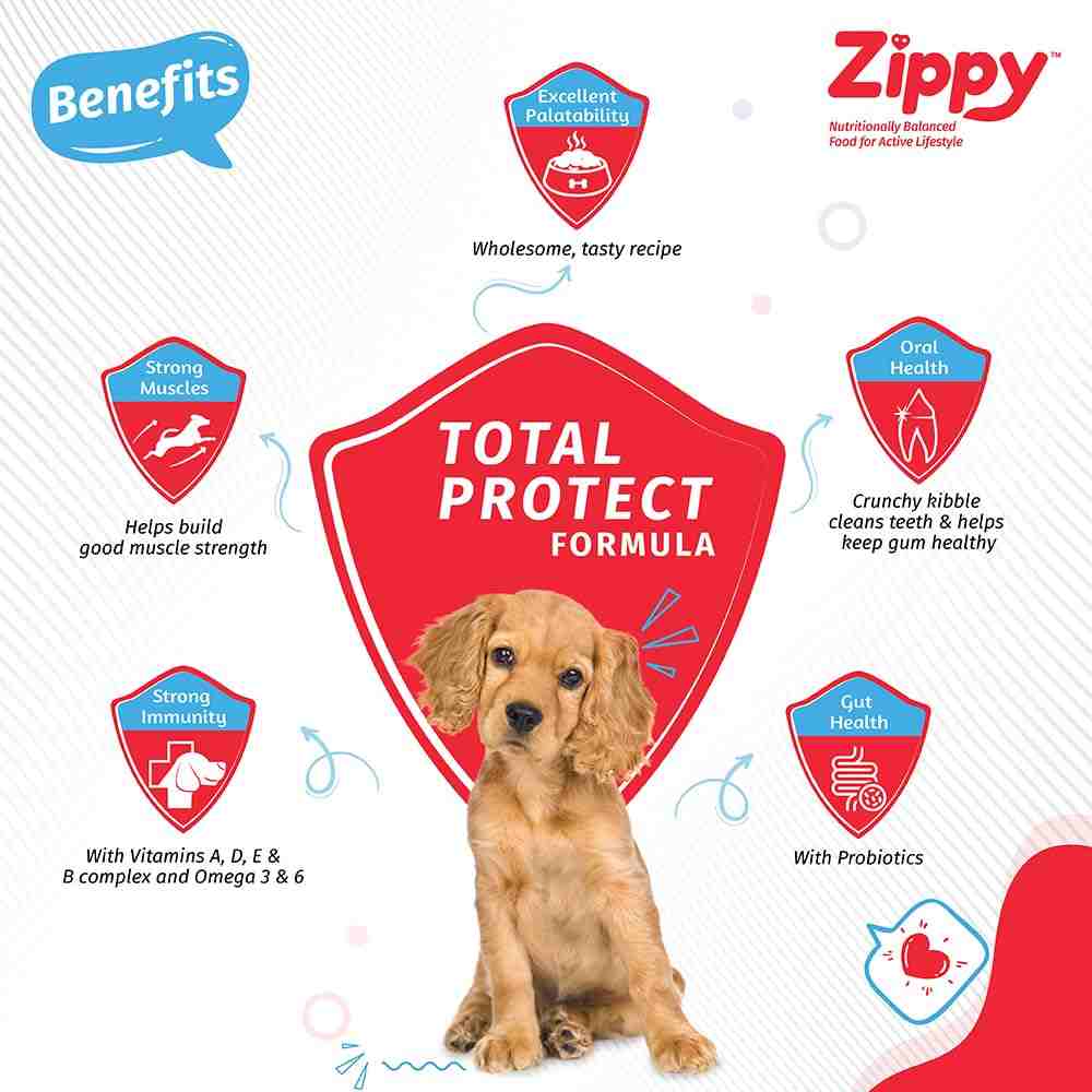 Zippy Puppy Chicken and Veg Dry Food for Dogs 3kg