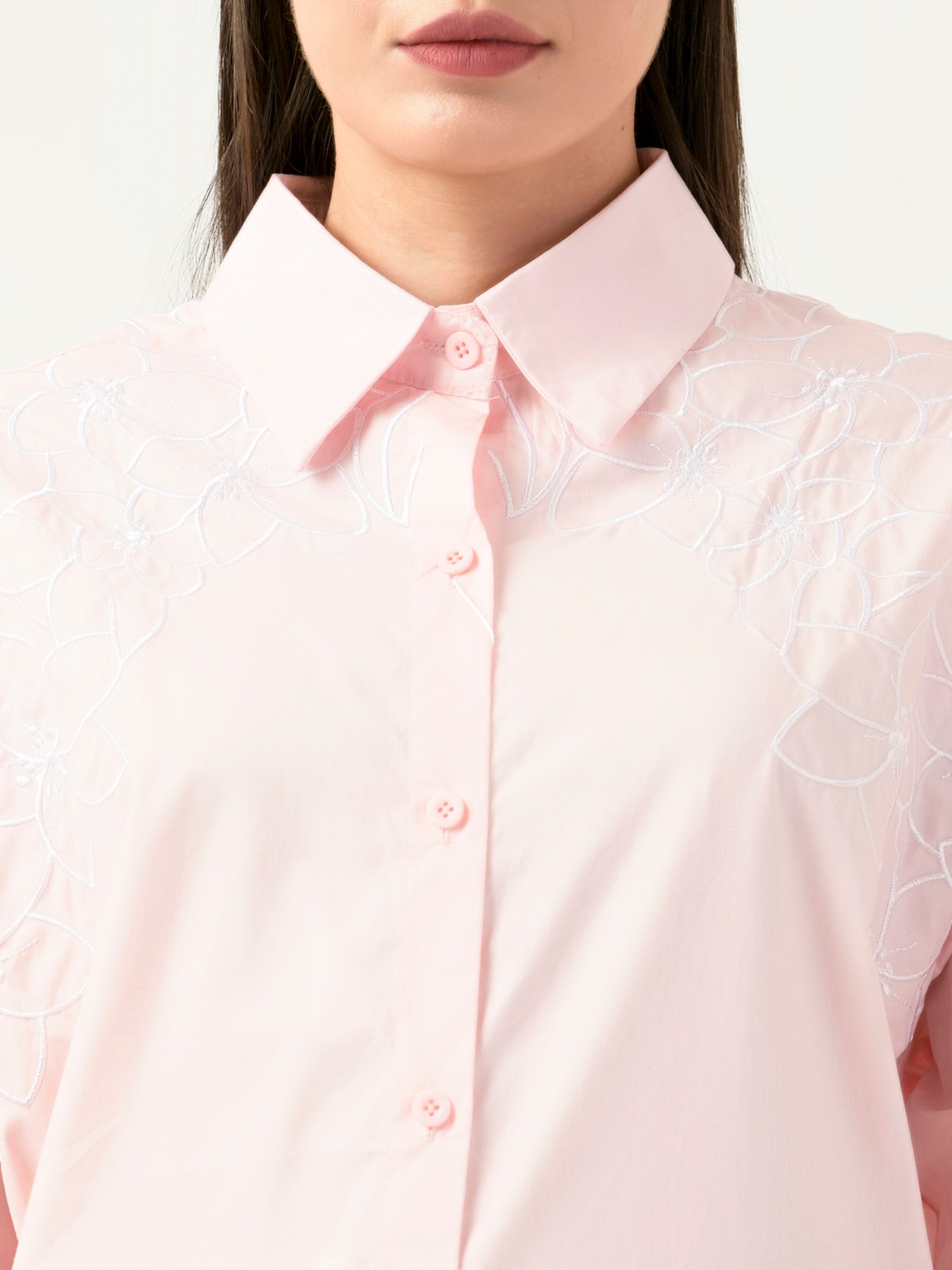 Albion Women Smart Premium Peach Casual Shirt