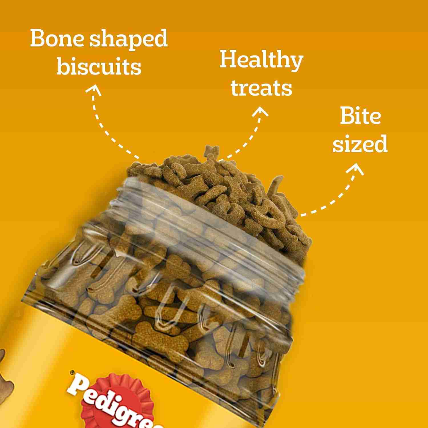 Pedigree Biscrok Protein & Calcium Biscuits for Dogs with Milk & Chicken 900 g