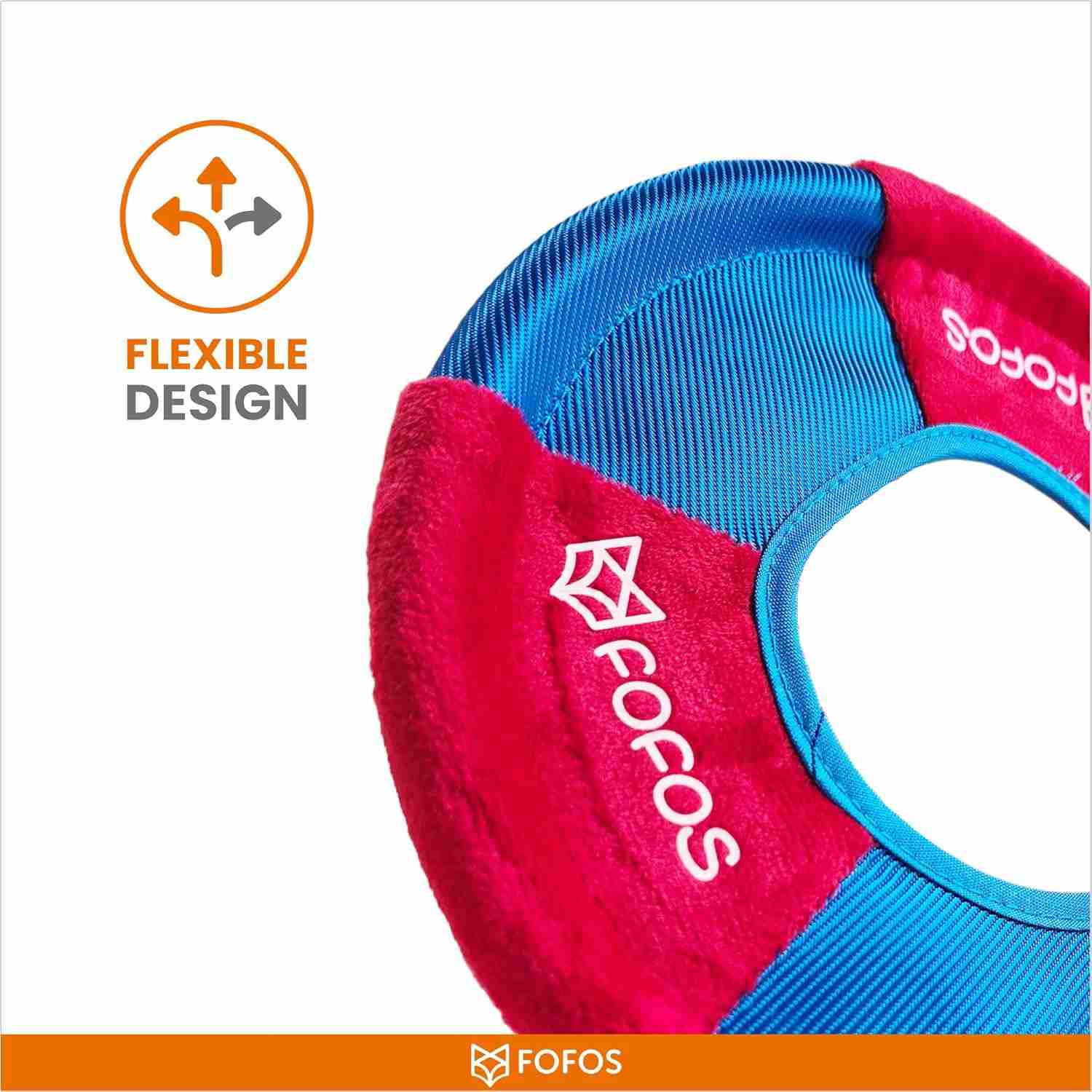Barkbutler Fofos Born Wild Frisbee for Dogs Red