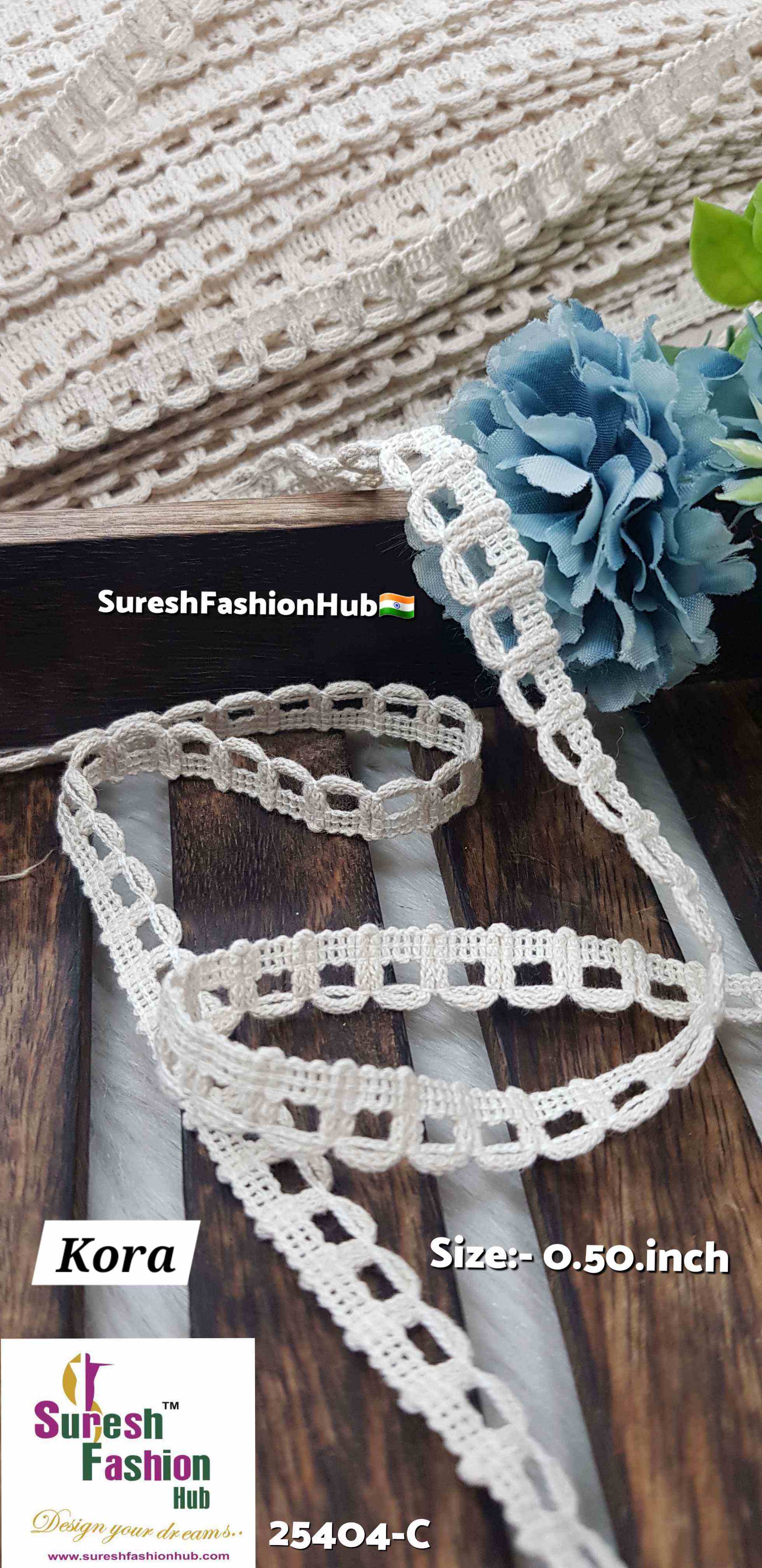 Petite Kora Scalloped Lace Trim