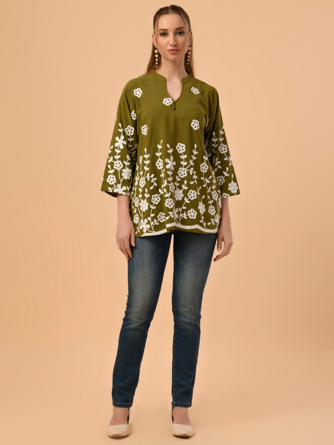 ALBION PREMIUIM AMBIKA GREEN TOP