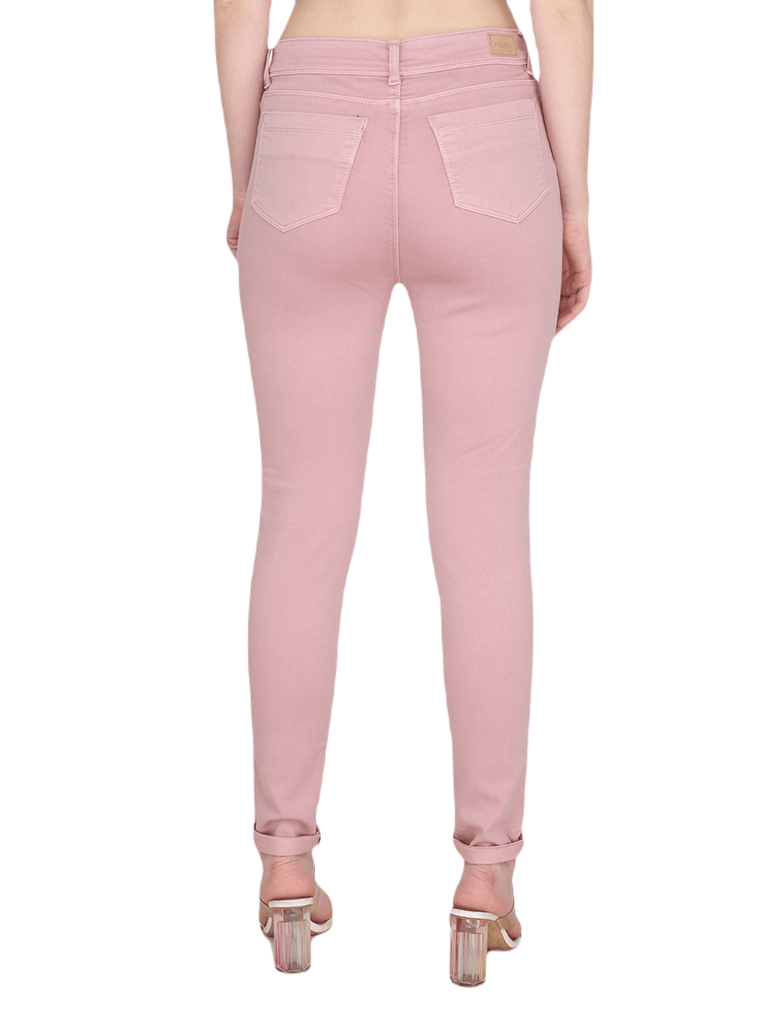 Albion By CnM Women Pink Denim Stretchable Jeans