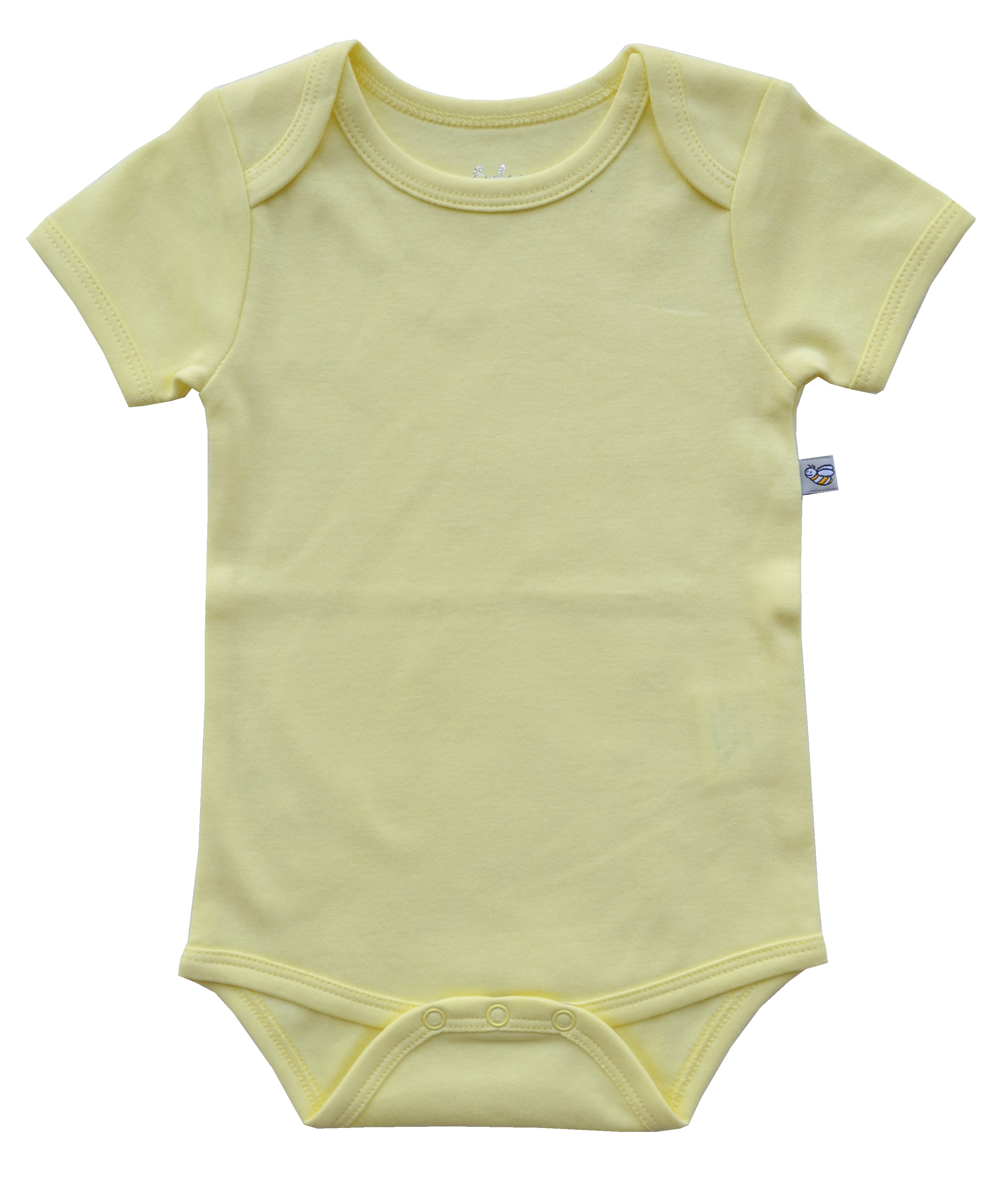 Yellow Baby Body (100% Cotton Interlock Biowash)
