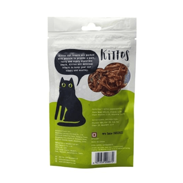 Kittos Duck Filet Bites Cat Treat - 35g