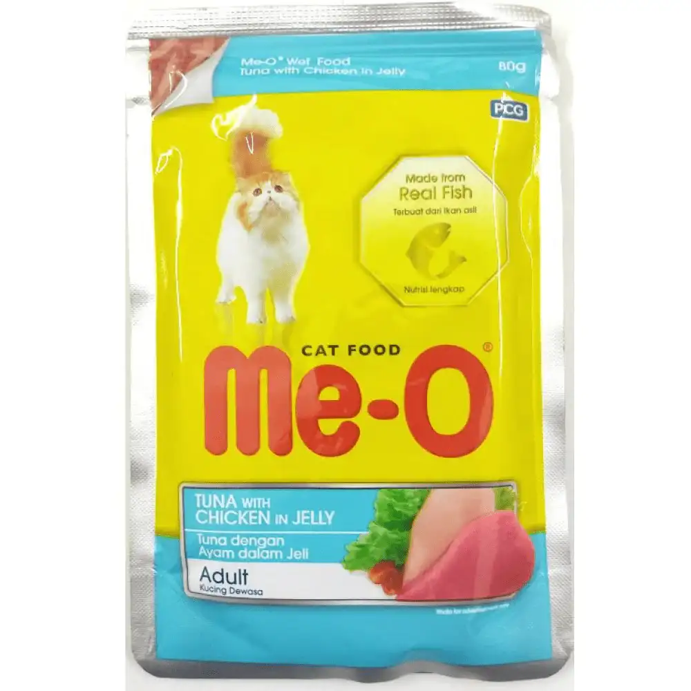 Me-O | Me-o Tuna Chicken In Jelly Wet cat Food - 80 gm