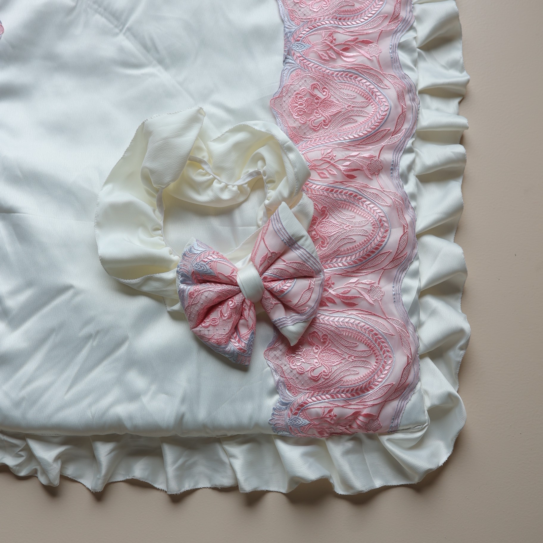 Blush Whisper Drape Set