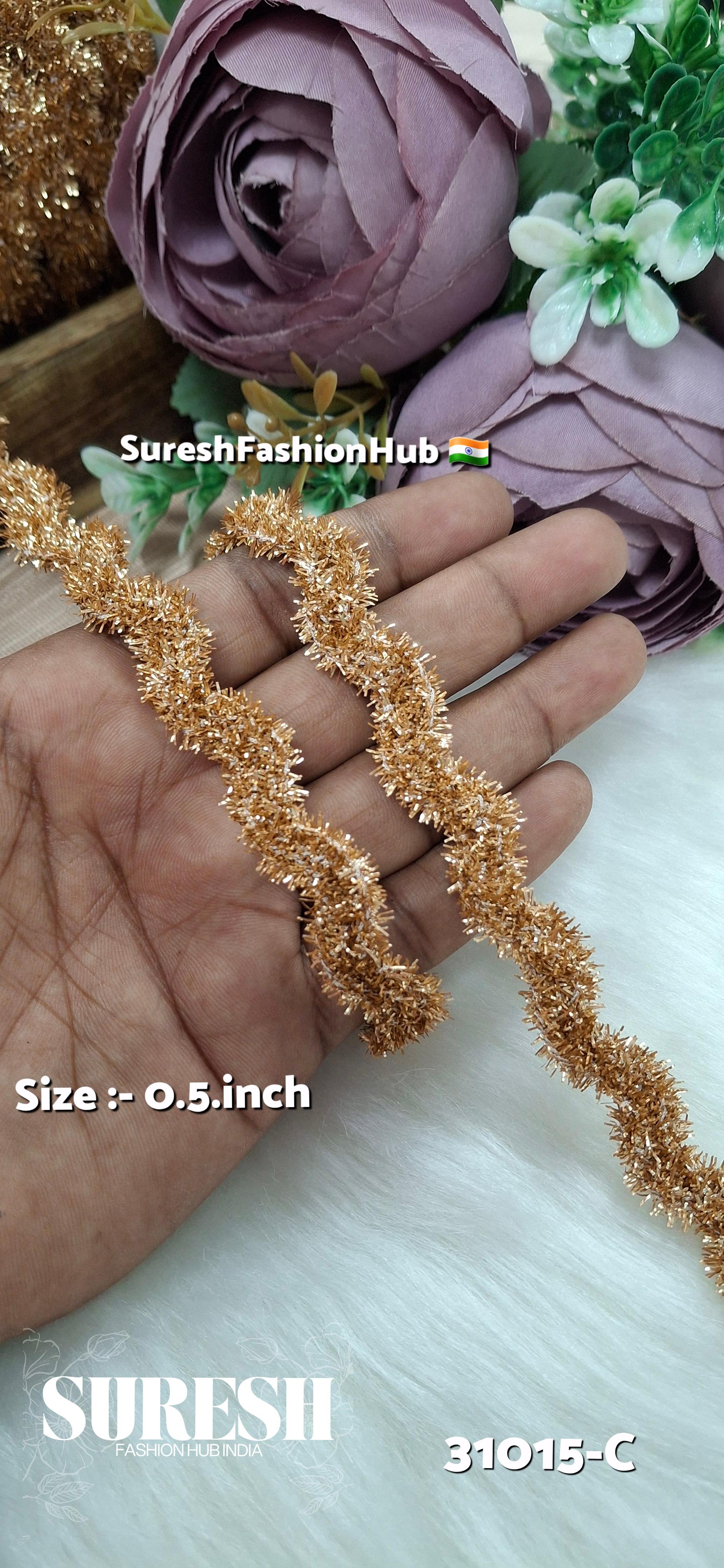 Pearl Wavy Fringe Jhalar Lace