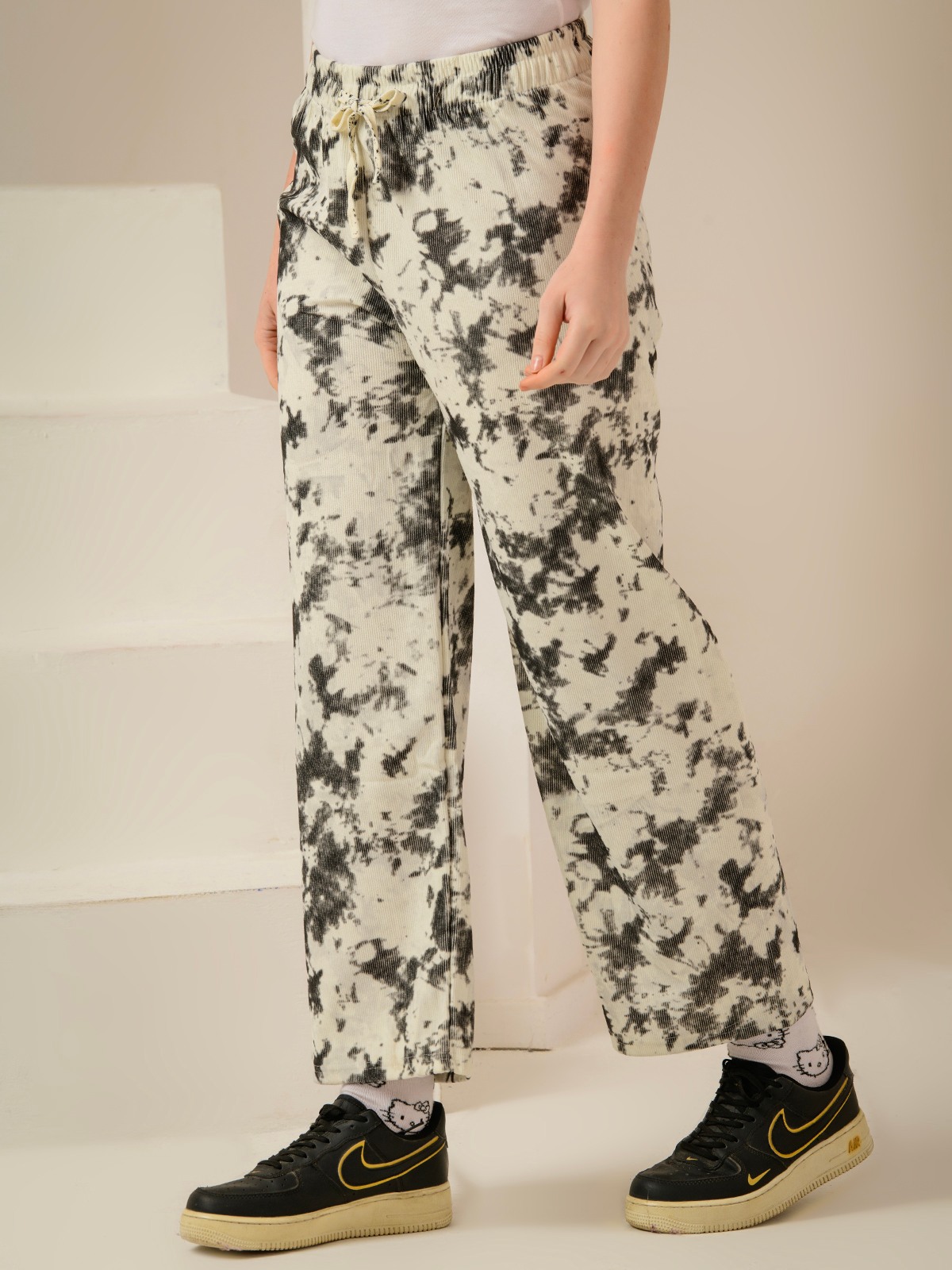 ALBION SMART PRINT LADIES LOWER HAREM PANT
