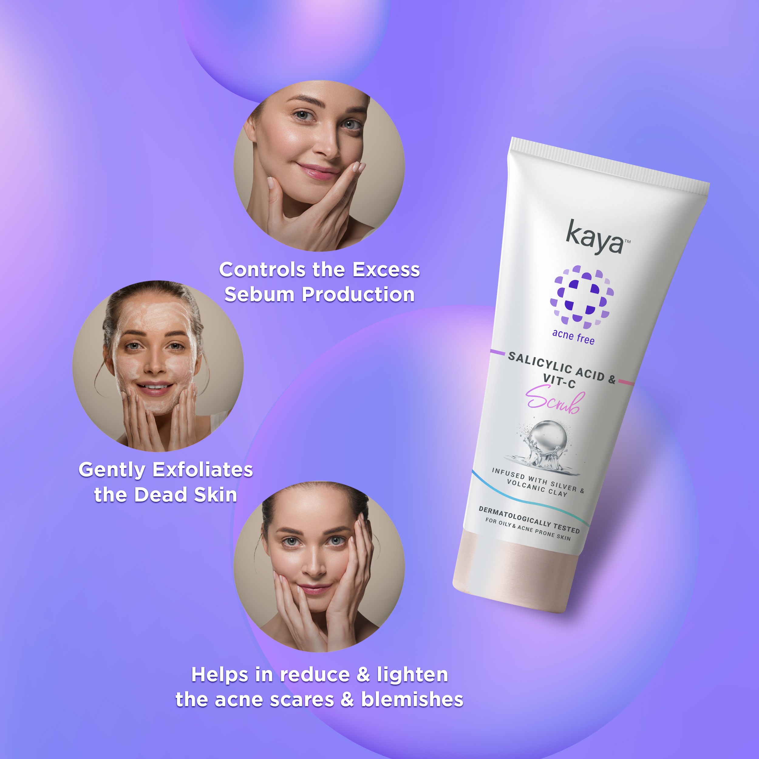 Kaya Salicylic Acid Vit. C Scrub