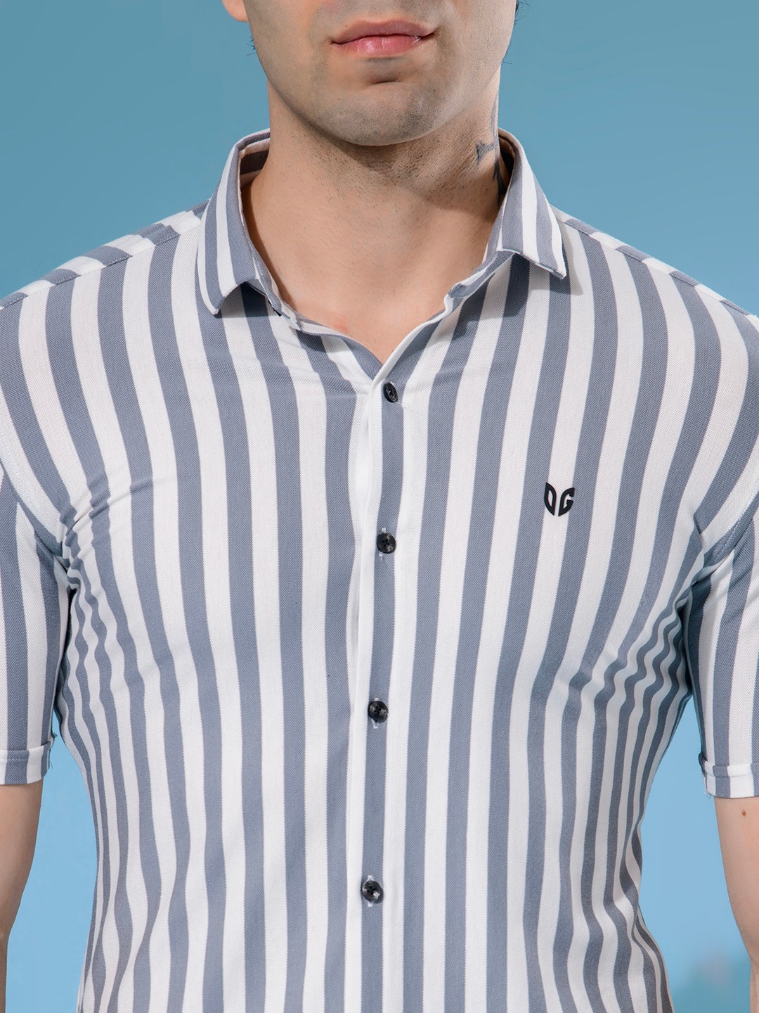 ALBION MENS OLDGARAGE 7 (GREY) SHIRT