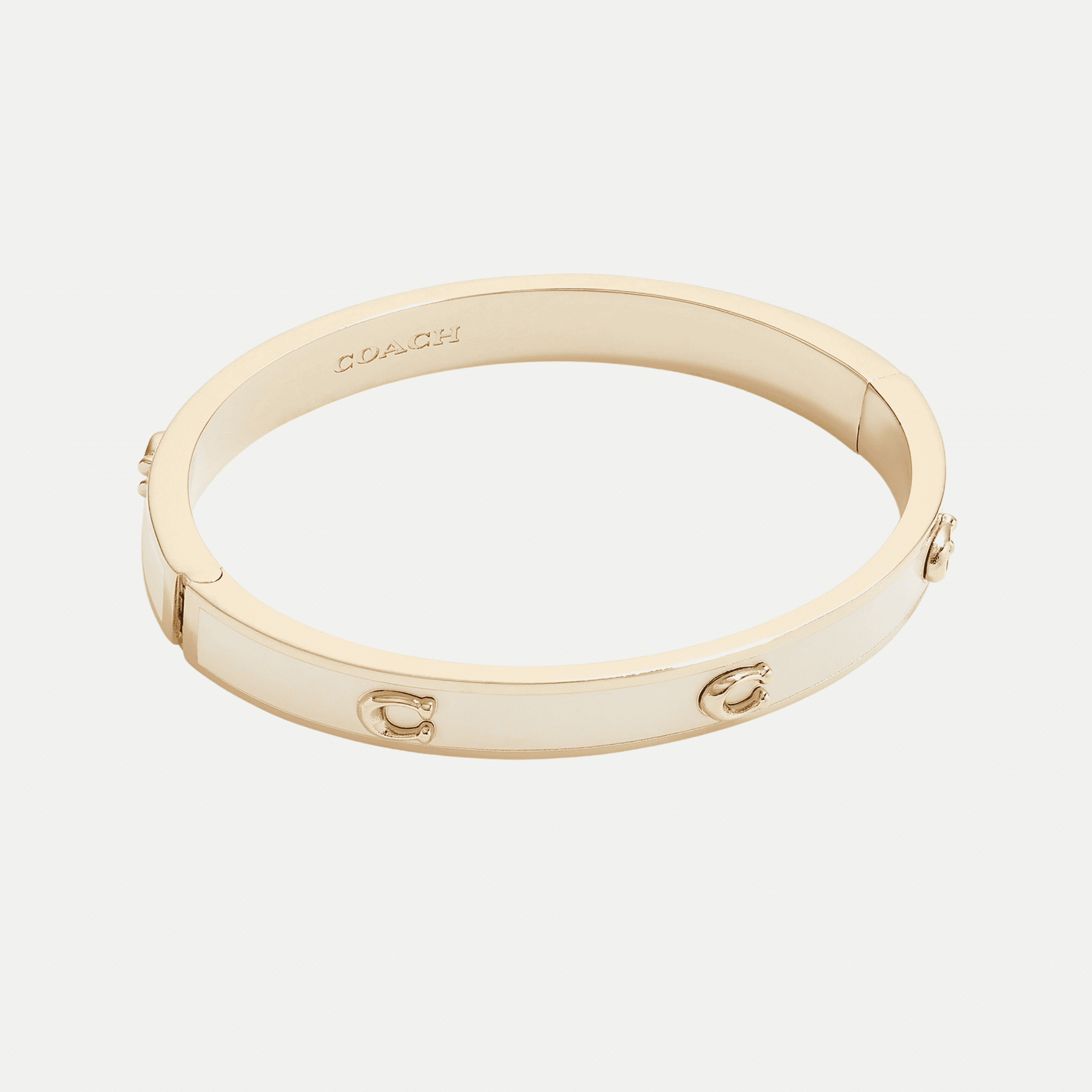 Signature Enamel Bangle Bracelet