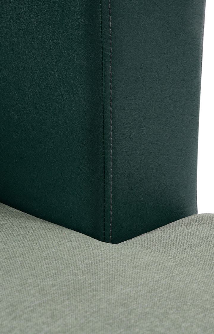 neudot Hailey Fabric Chaise Lounger LHS in Misty Green Colour