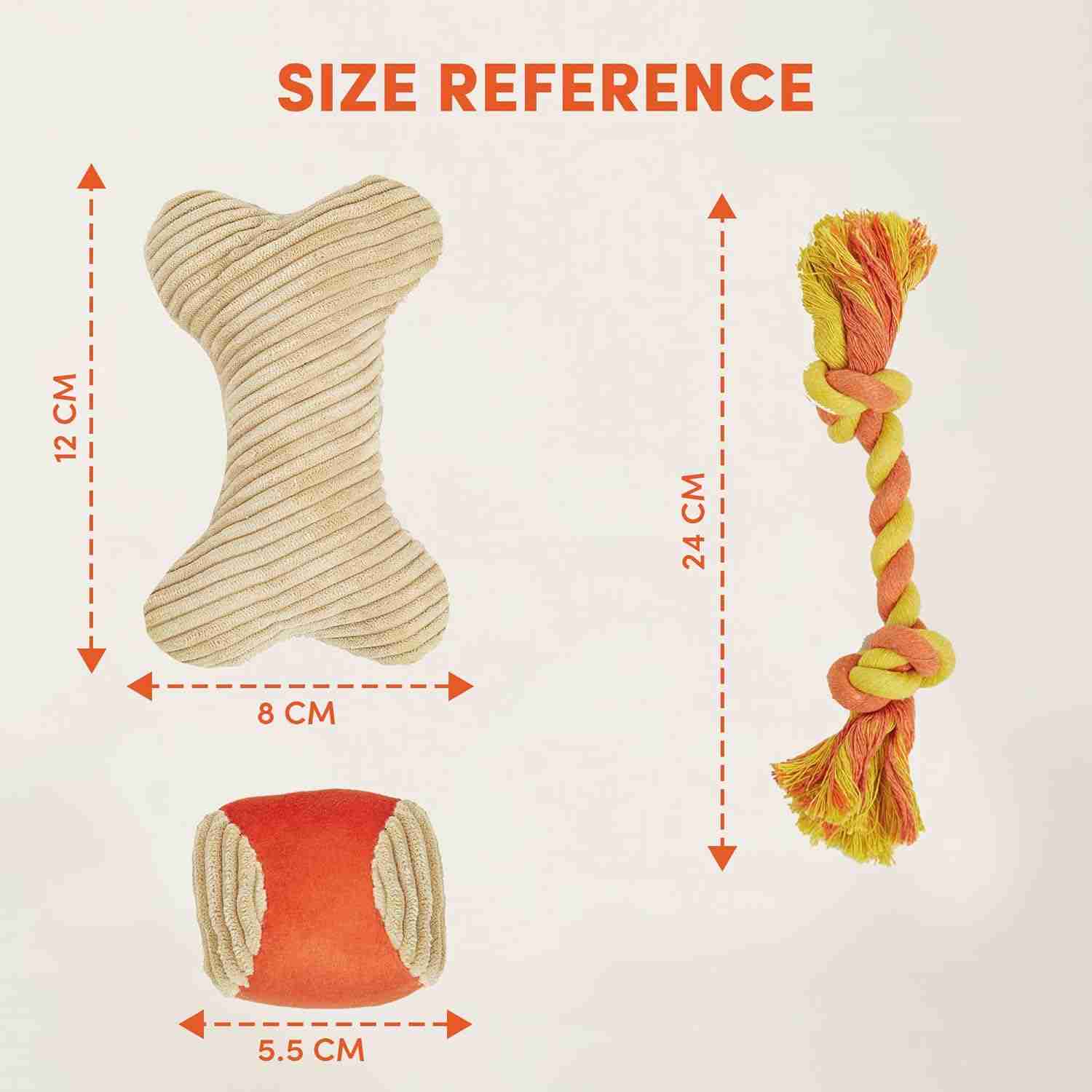 Barkbutler Fofos Hide And Seek Plush Rope Toy for Dogs