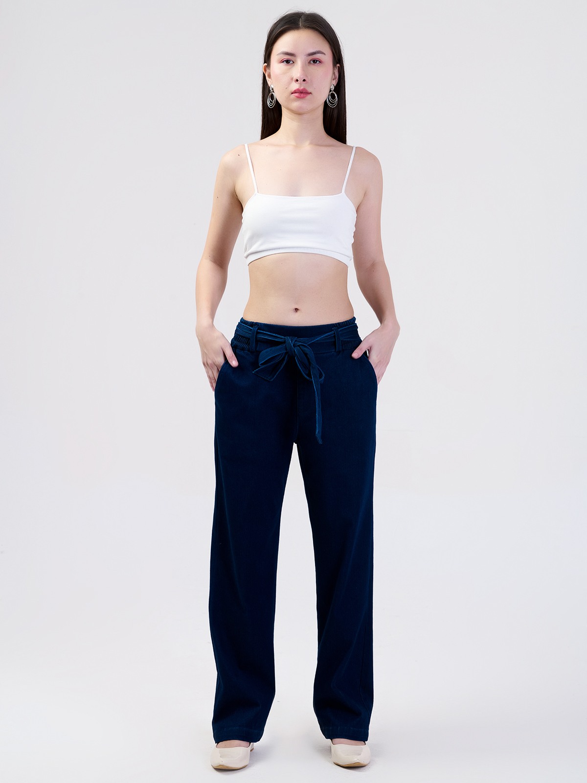 ALBION SMART LADIES DARK BLUE JEANS