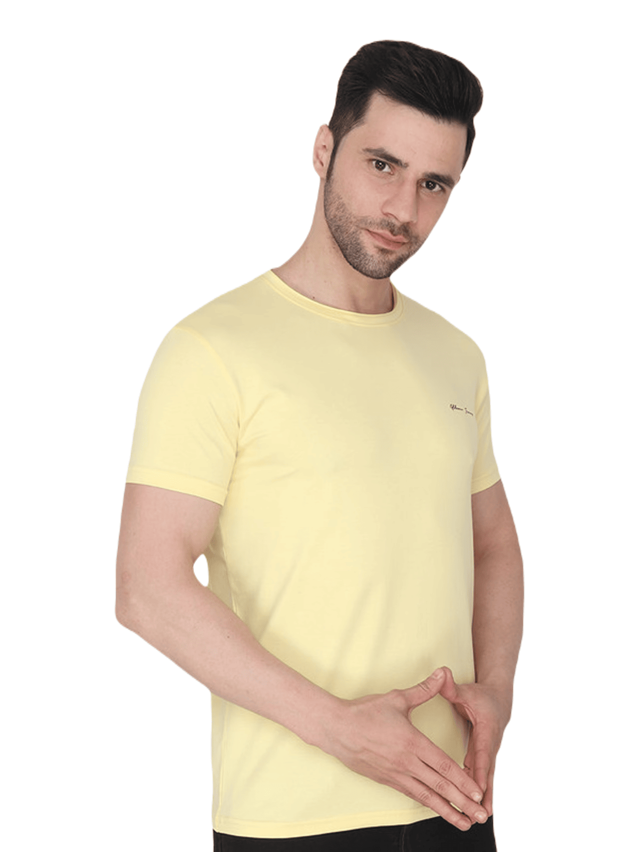 Albion Mens K.Devraj Yellow T-Shirt