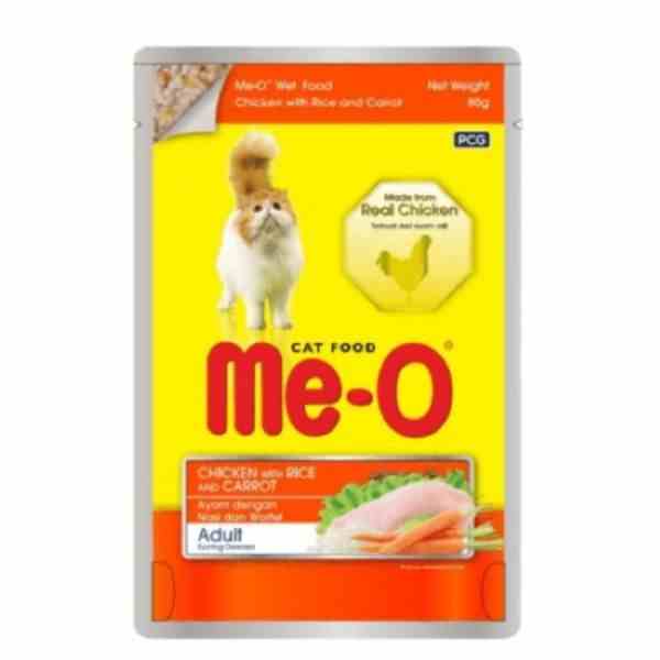 Me-O | Me-o Chicken Rice And Carrot 80 Gm – (Best Before Mar'26)