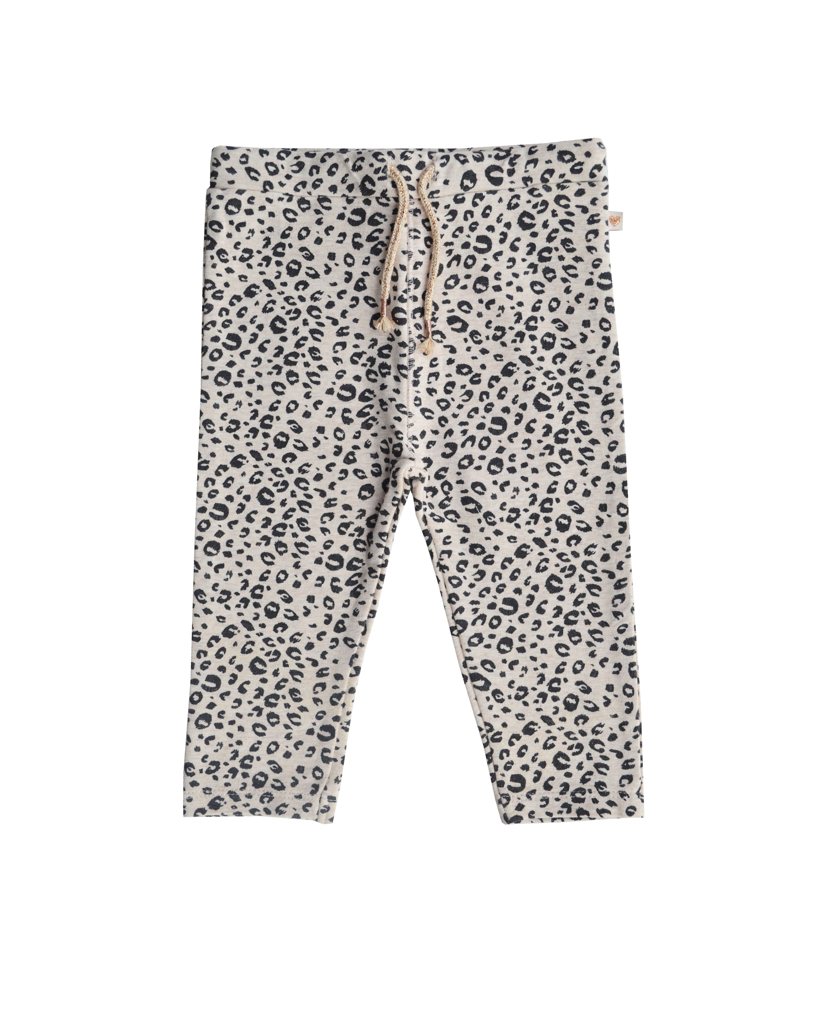 Babeez | Allover Leopard Print Girls Pant (95% Cotton 5% Elasthan Fleece) undefined