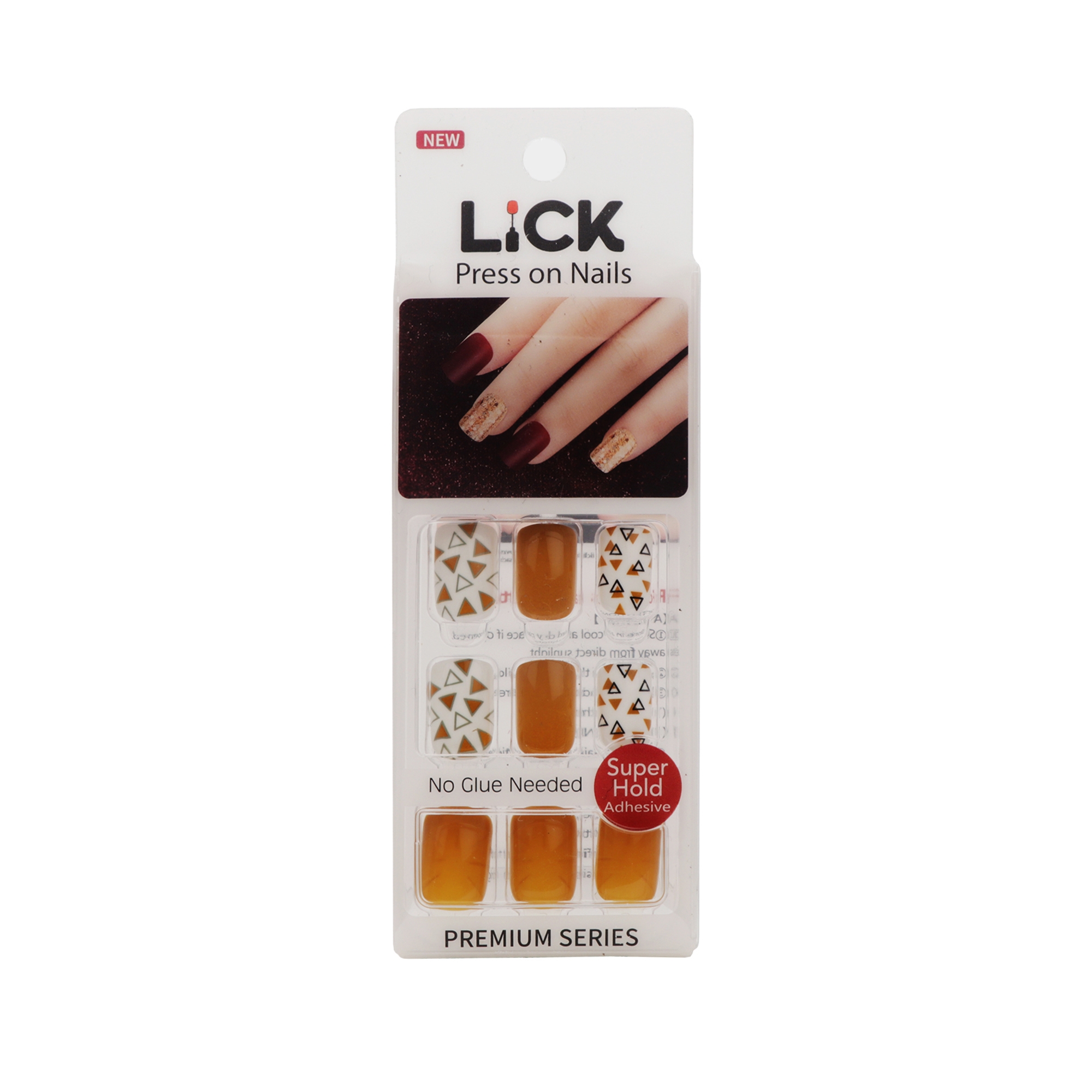 Archies | Archies Lick Press on Artificial Nails No Glue Needed Premium Quality LC-03 Combo Pack of 2 2