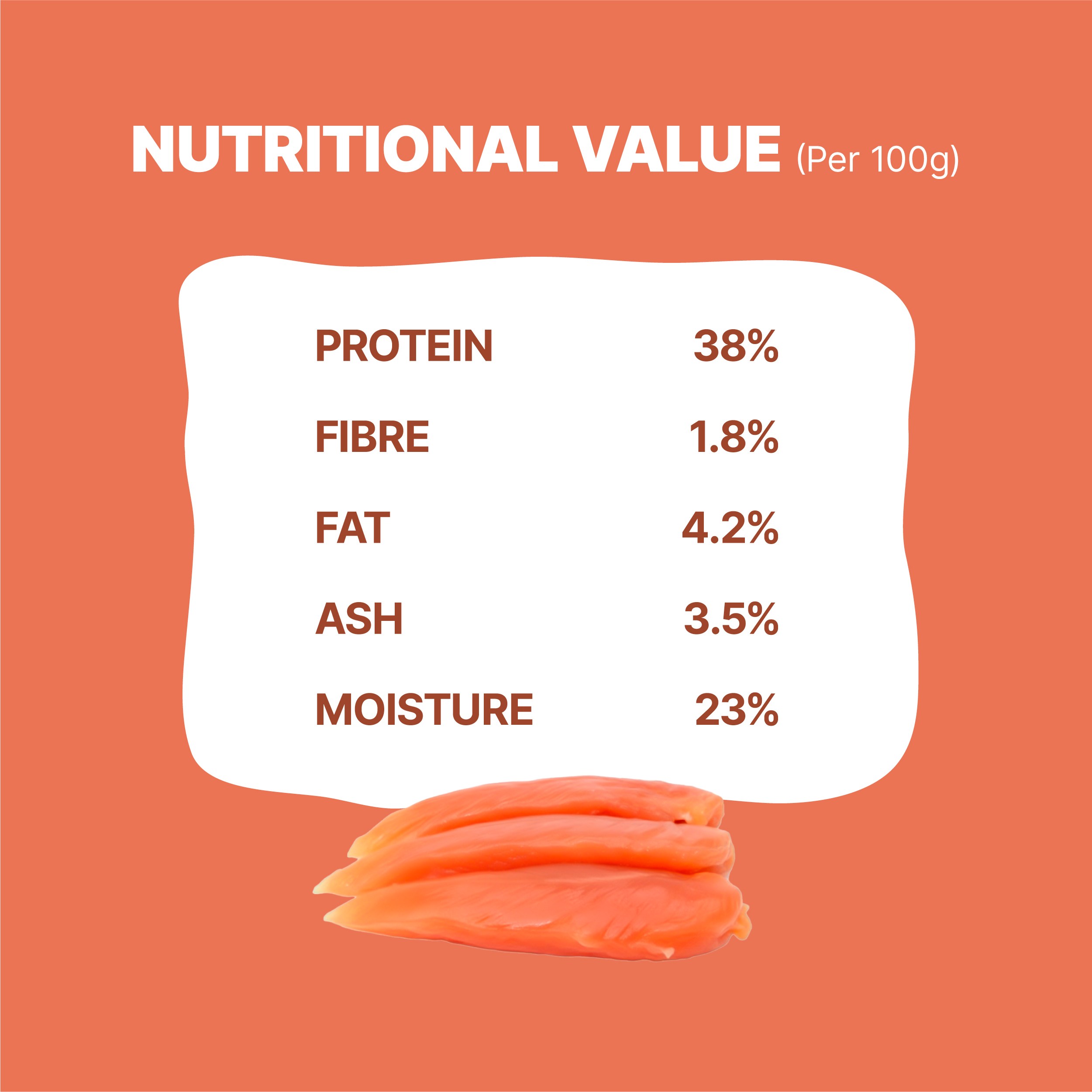 Snackers Soft Chicken Jerky Dog Treats 70g CL