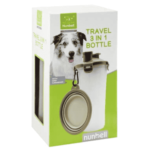 Smartypet Nunbell Pet Travel Bottle 3-in-1