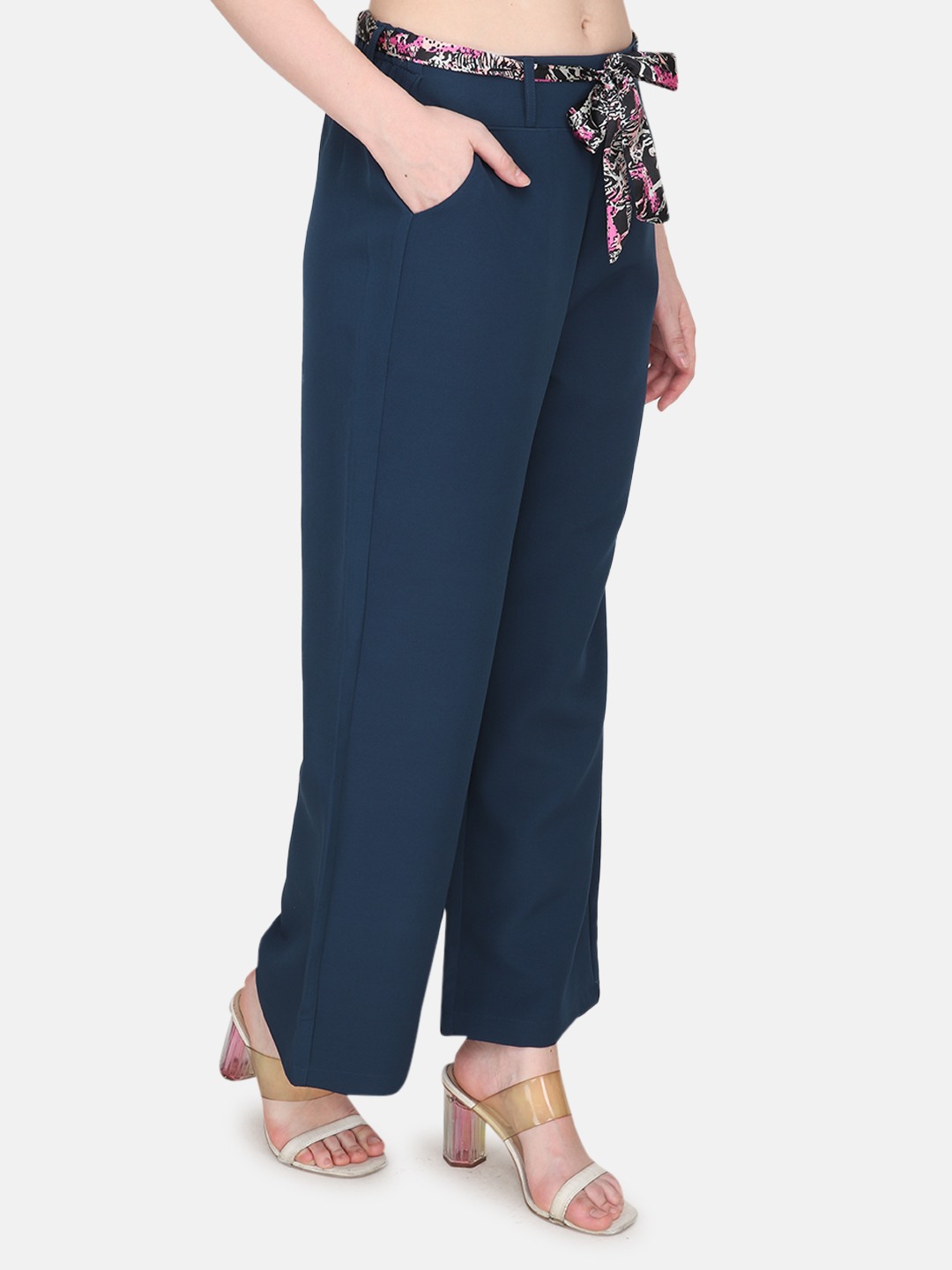Albion Women Premium Blue Harem Pant