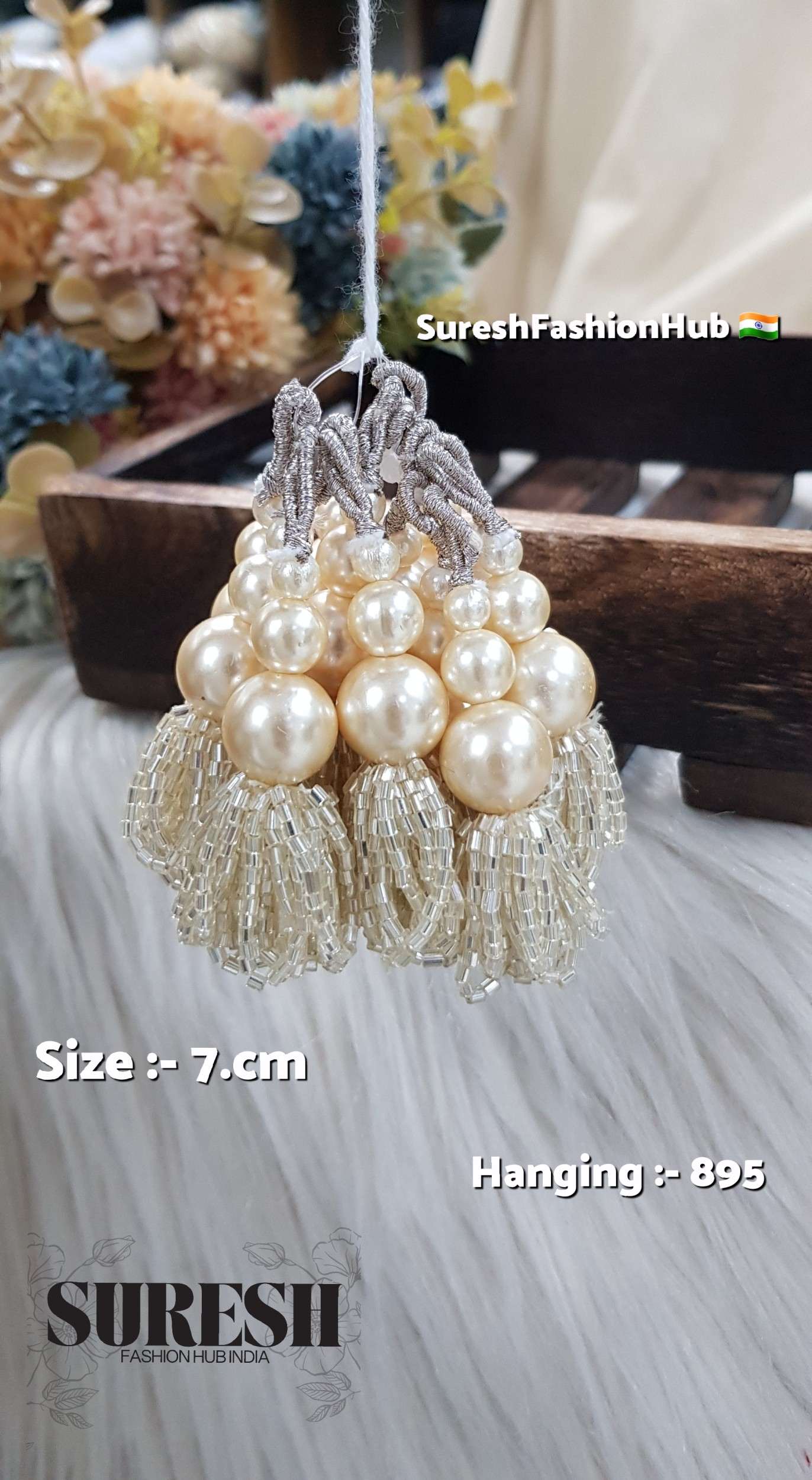 Pearl Handmade Tassel – H-895