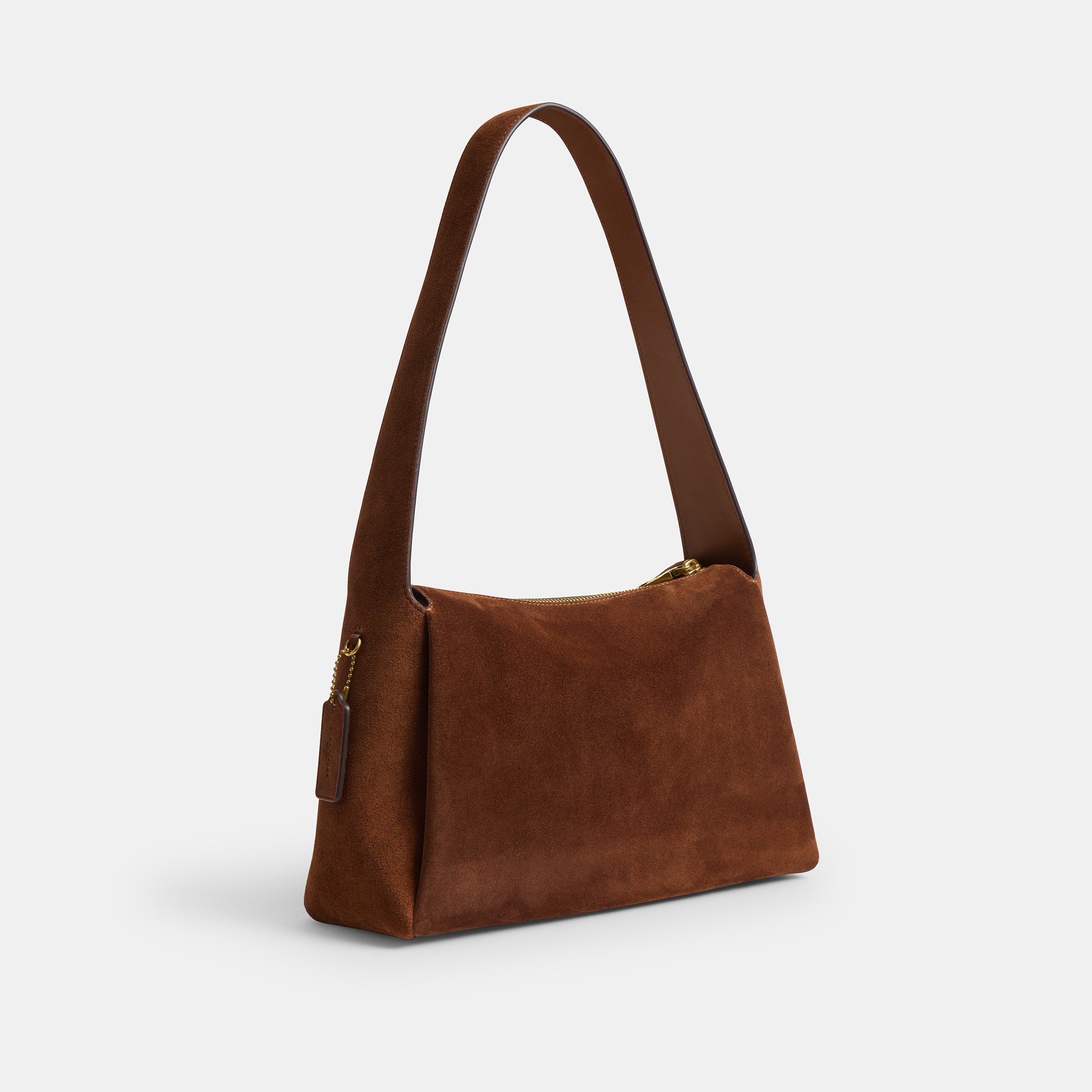 Suede Lola Shoulder Bag