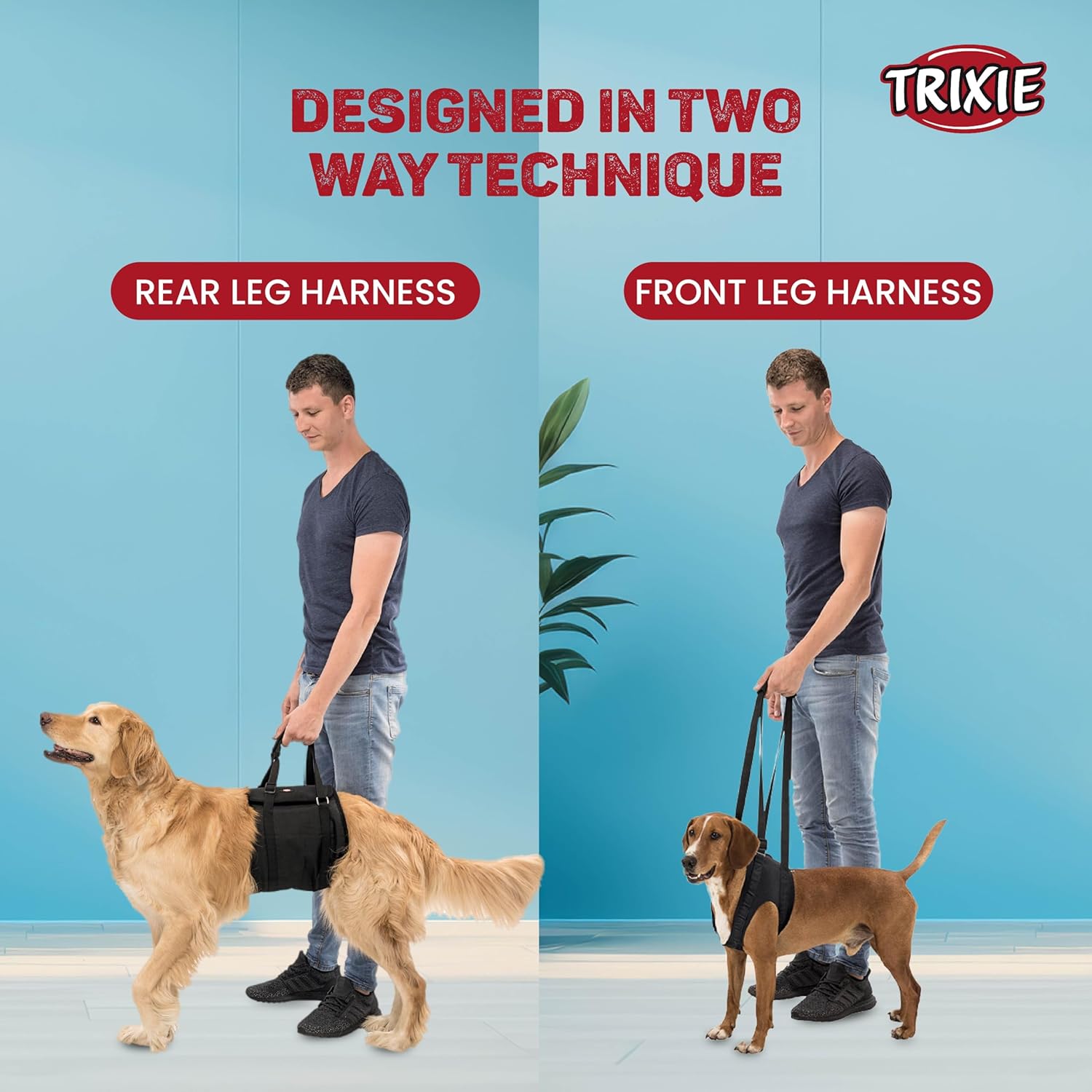 Trixie Walking Aid for Dogs (Black)