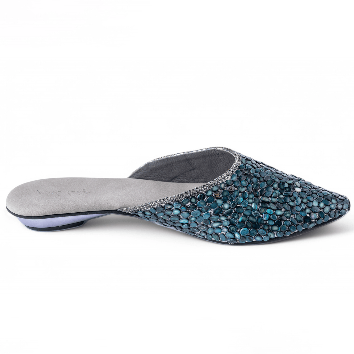 Women Midnight Pebble Mules