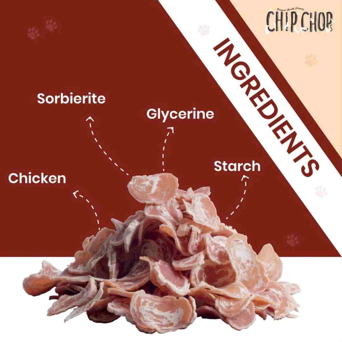 Chip Chops Chicken Squares Dog Treat - 70gm